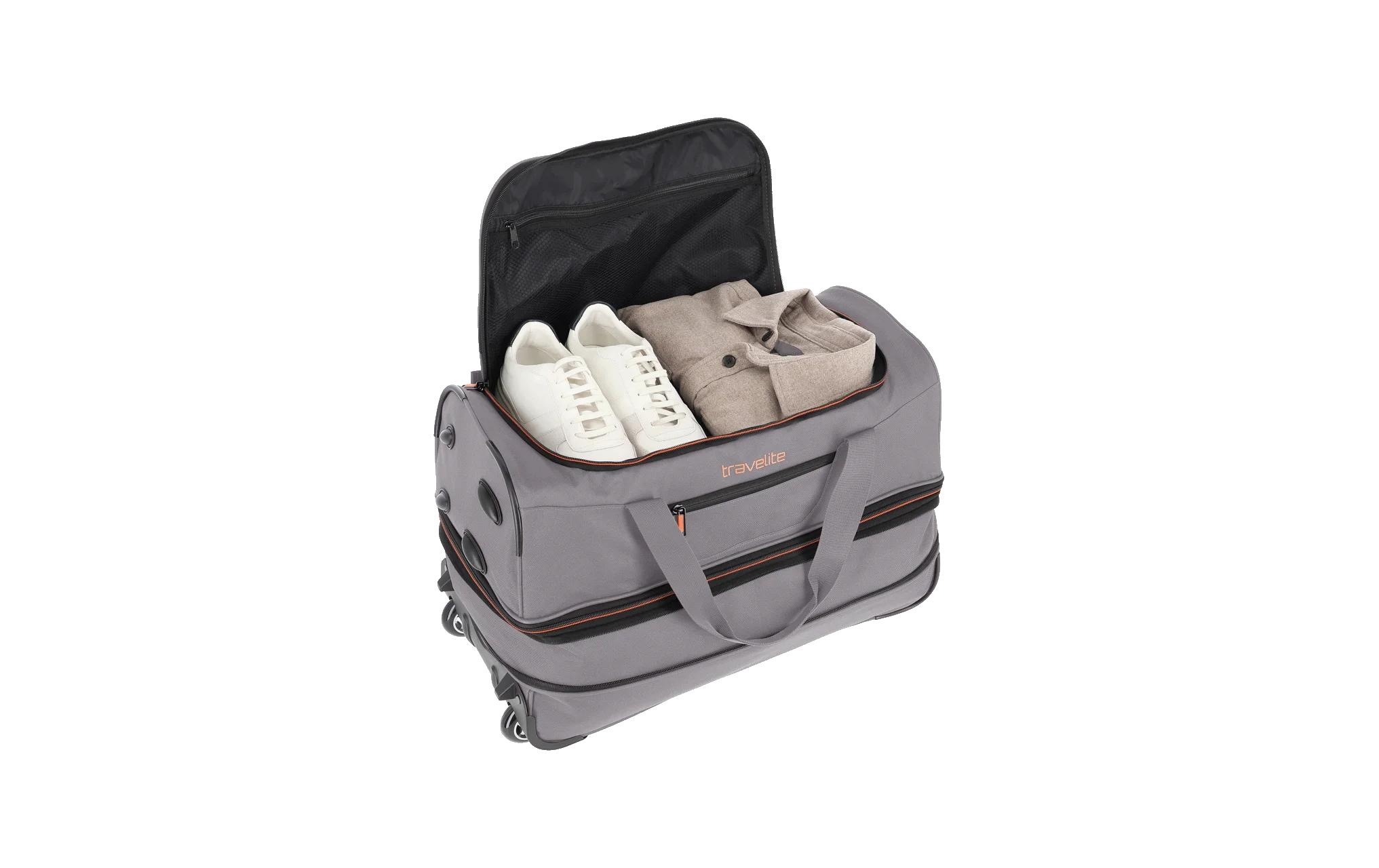 travelite Trolley »Basics erweiterbar« 51 l 2 Rollen