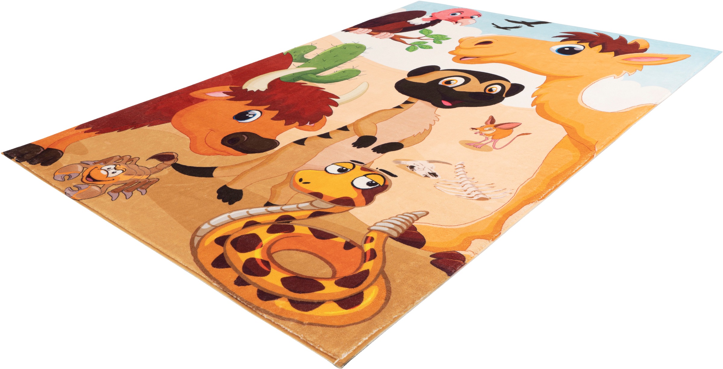 Image of Obsession Kinderteppich »My Juno 470«, rechteckig, 10 mm Höhe, Spielteppich, Motiv Tiere, Kinderzimmer bei Ackermann Versand Schweiz