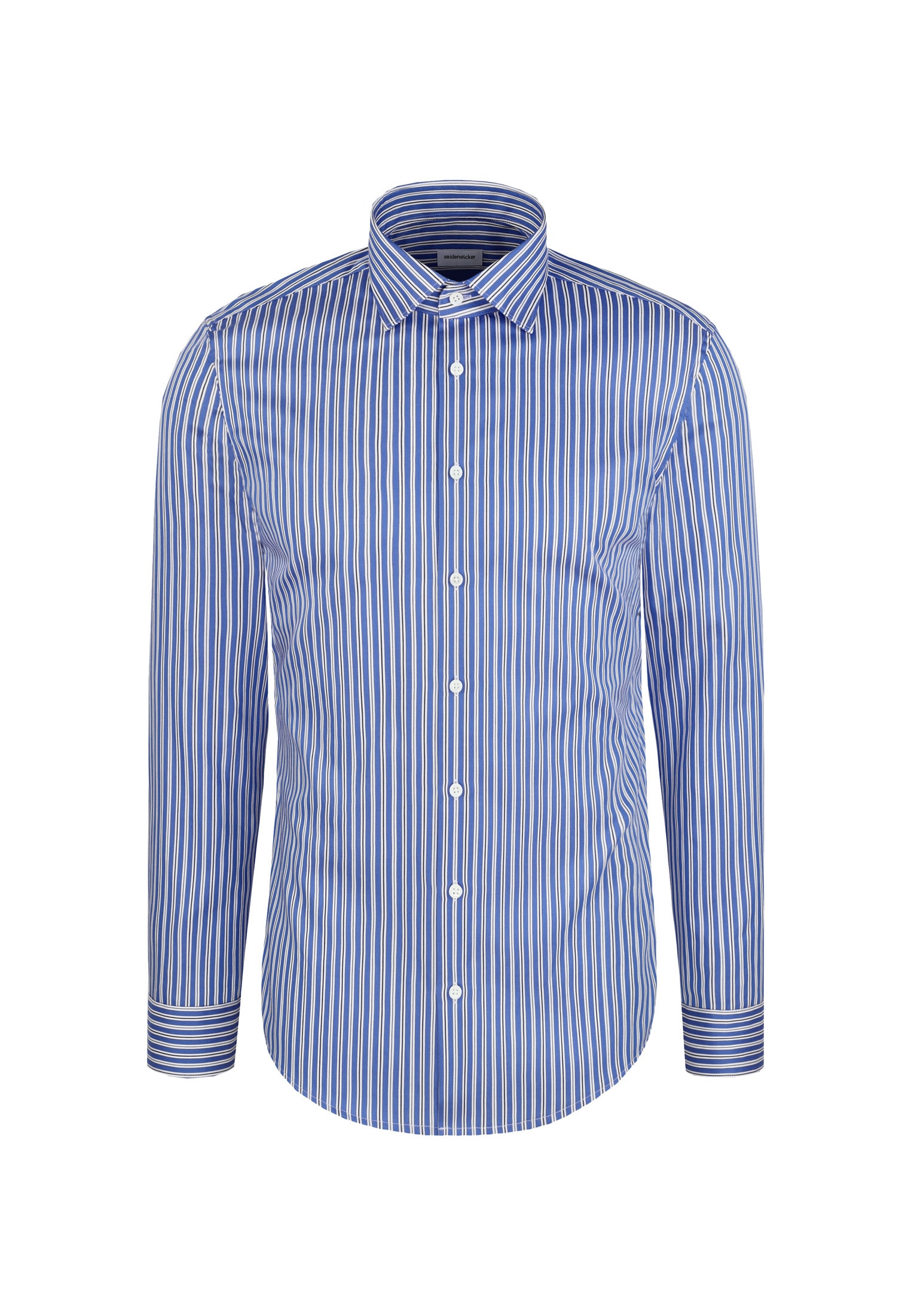 seidensticker Businesshemd »Schwarze Rose« Regular 1/1 Kentkragen Gestreift