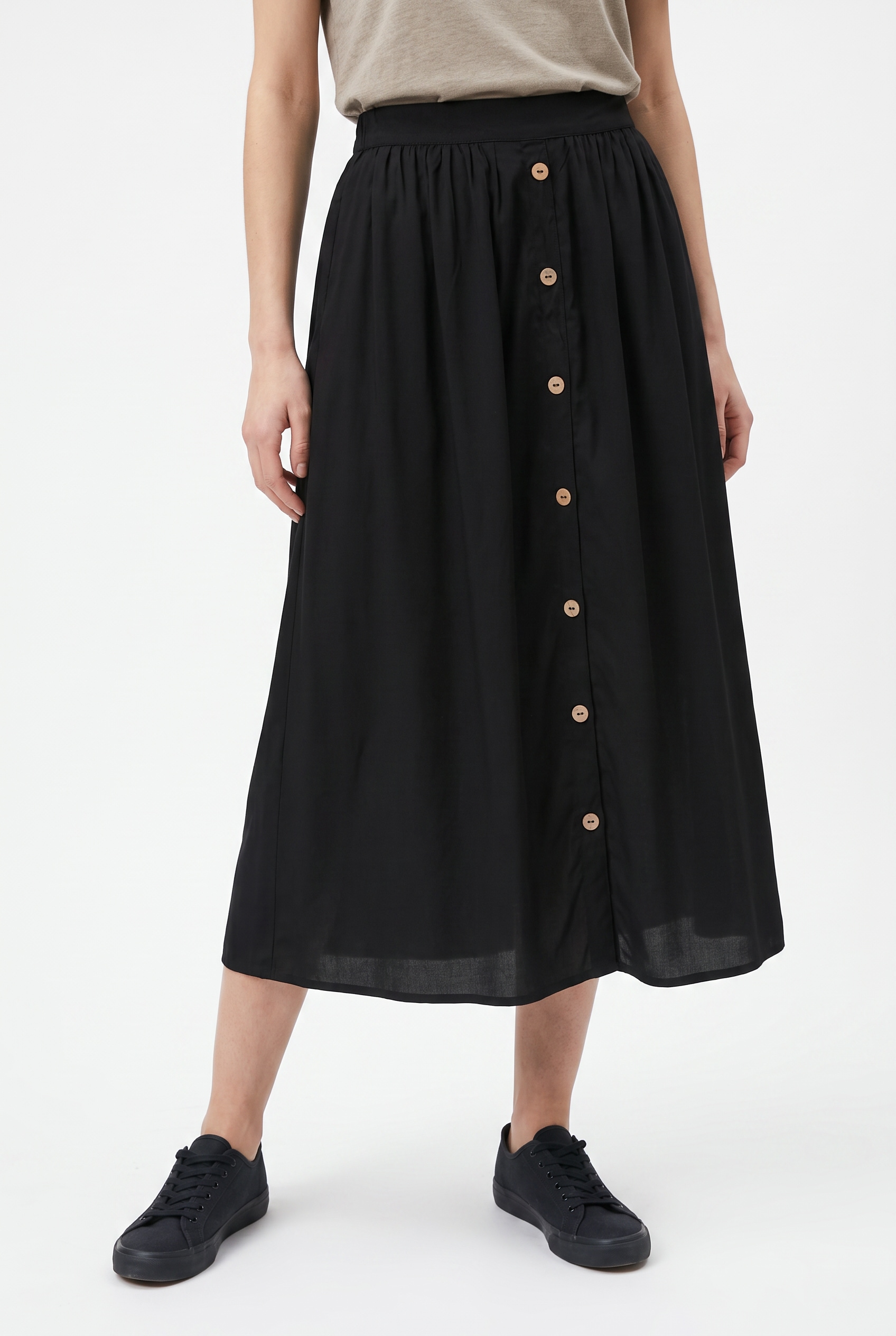 Image of ONLY Sommerrock "ONLMILANO AOP LIFE LONG SKIRT WVN NOOS" Viskose