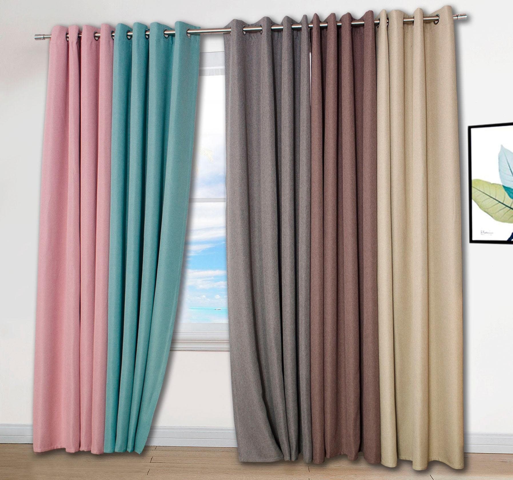 Kutti Vorhang »Dimout«, (1 St.), isolierend, versandkostenfrei auf einfarbig Thermo, blickdicht, Verdunkelung