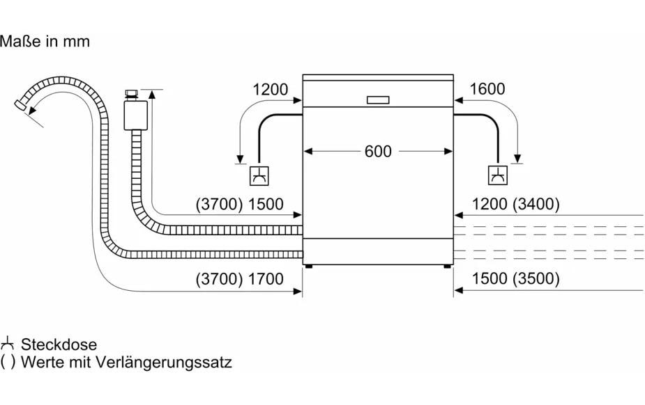 BOSCH vollintegrierbarer Geschirrspüler »SMD6ECX12E«, 14 Massgedecke