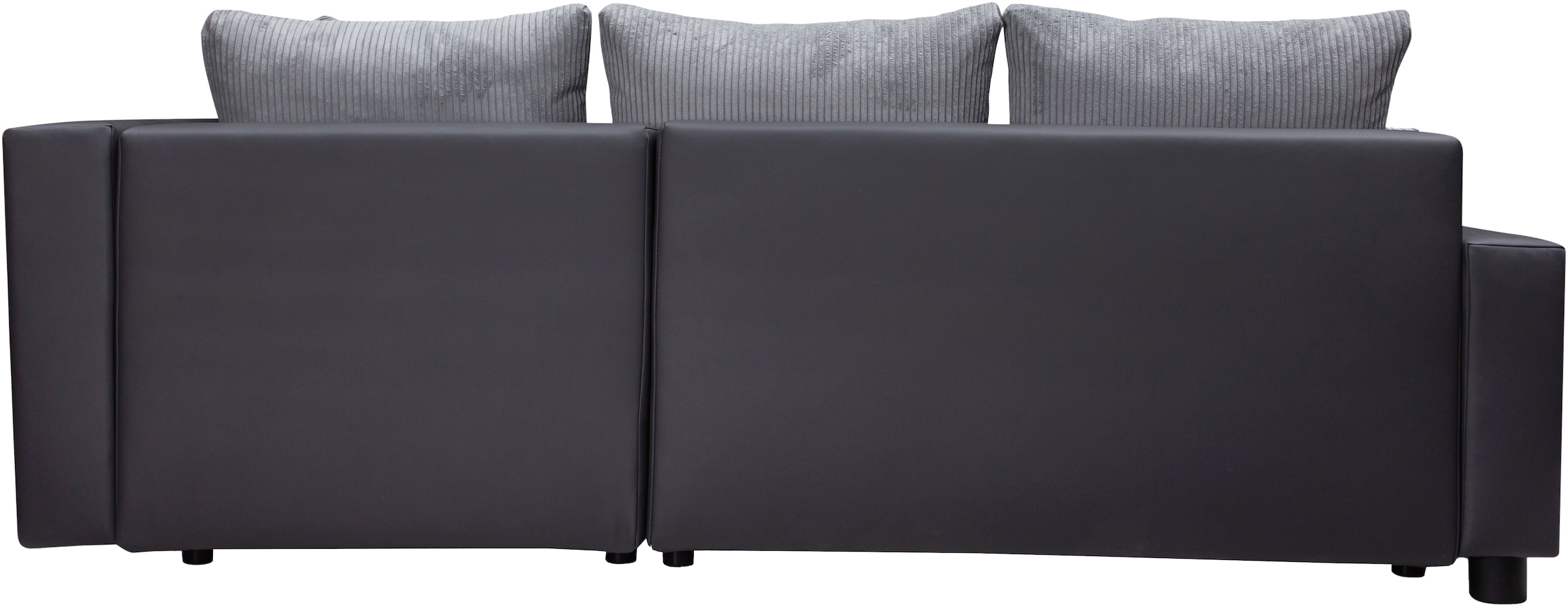COLLECTION AB Ecksofa »Parma L-Form«, mit Schlaffunktion und Bettkasten, inklusive Kissen, Bonellfederkern