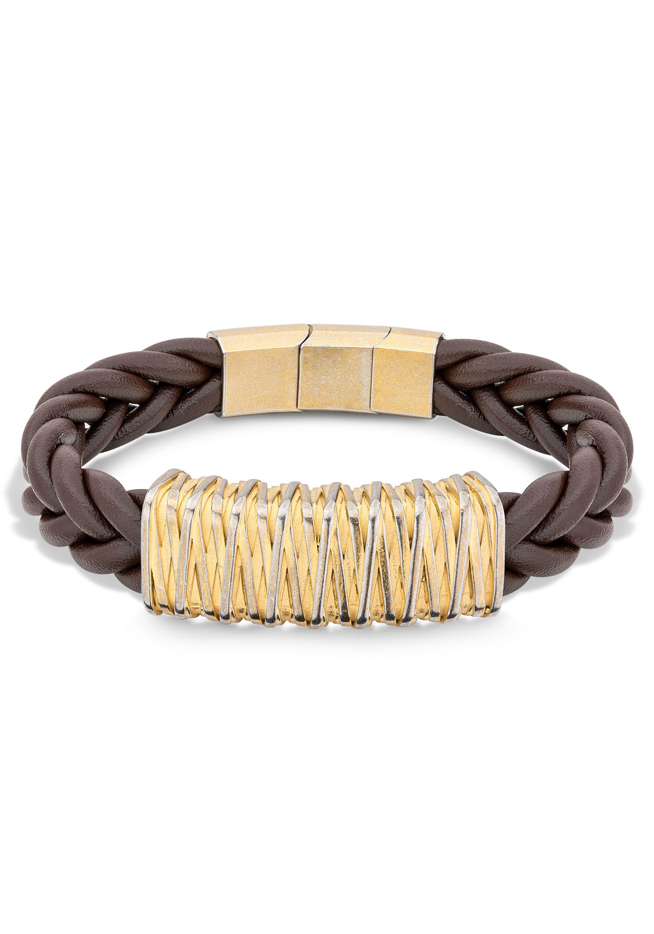 Image of Police Lederarmband »BARBEDWIRE, PEJGB2112311, PEJGB2112312« bei Ackermann Versand Schweiz