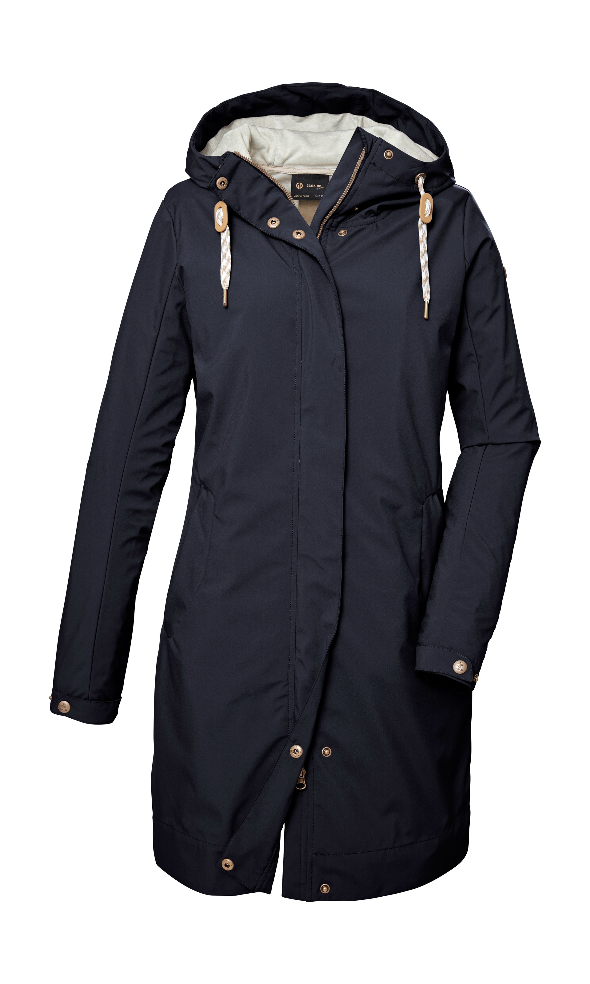 Image of G.I.G.A. DX by killtec Softshellparka "GS 16 WMN SFTSHLL PRK" Wasserdichter, atmungsaktiver Parka aus recycelten Materialien