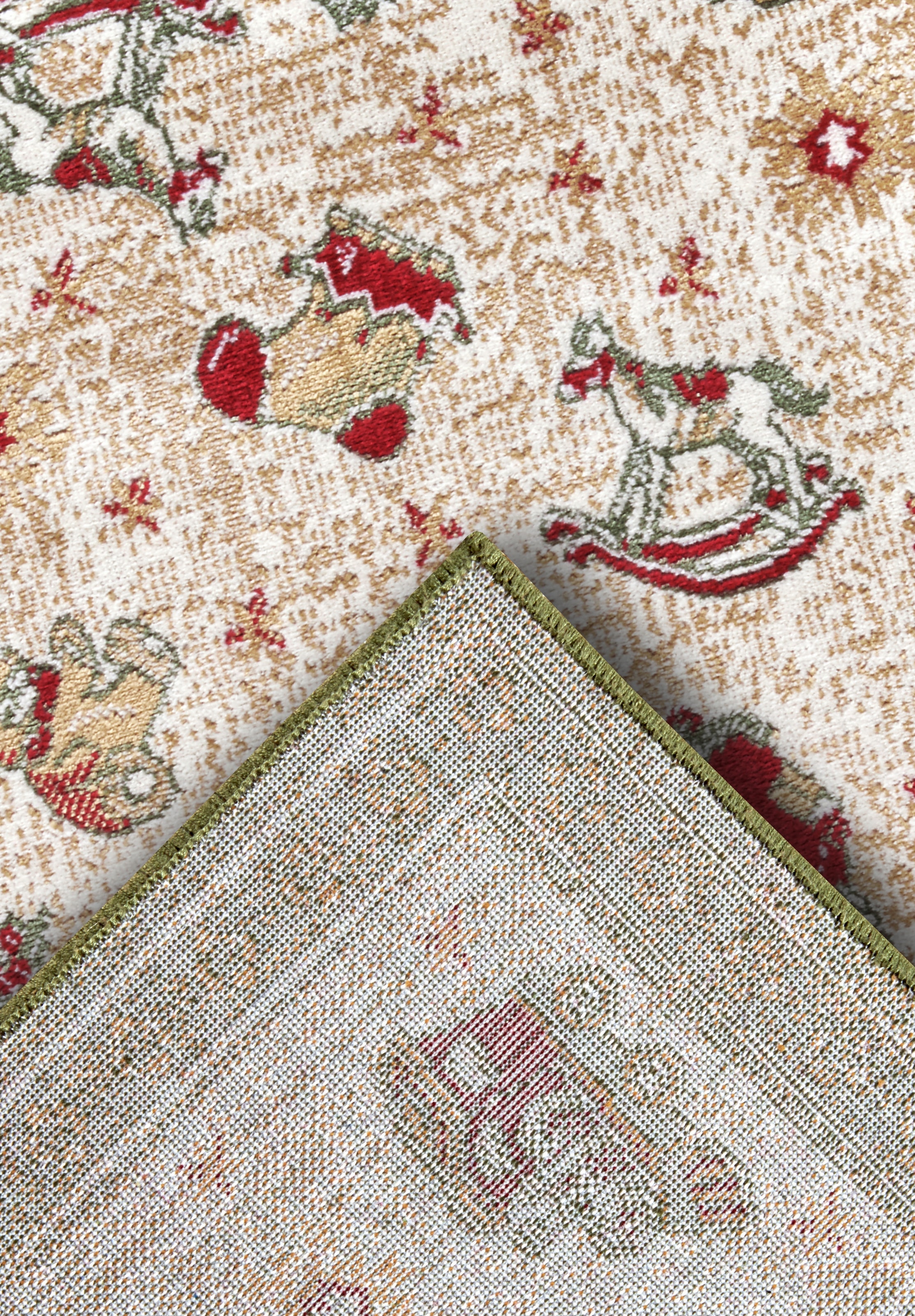 Villeroy & Boch Teppich »Nostalgic Shine Toy's Delight, eckig, rund und Läufer« rechteckig 6 mm Höhe Weihnachten, Wohnzimmer, Flur, Geschenk, Toys Delight, Dekoration