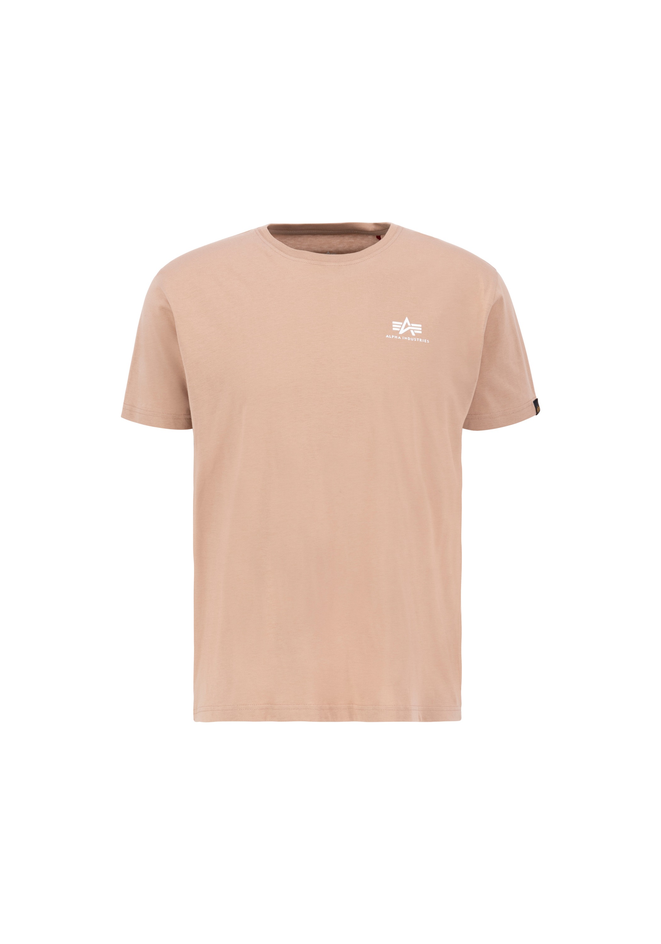 Alpha Industries , T-Shirt »Basic T-Shirt SL« , orange , S , Single Jersey Stoff
