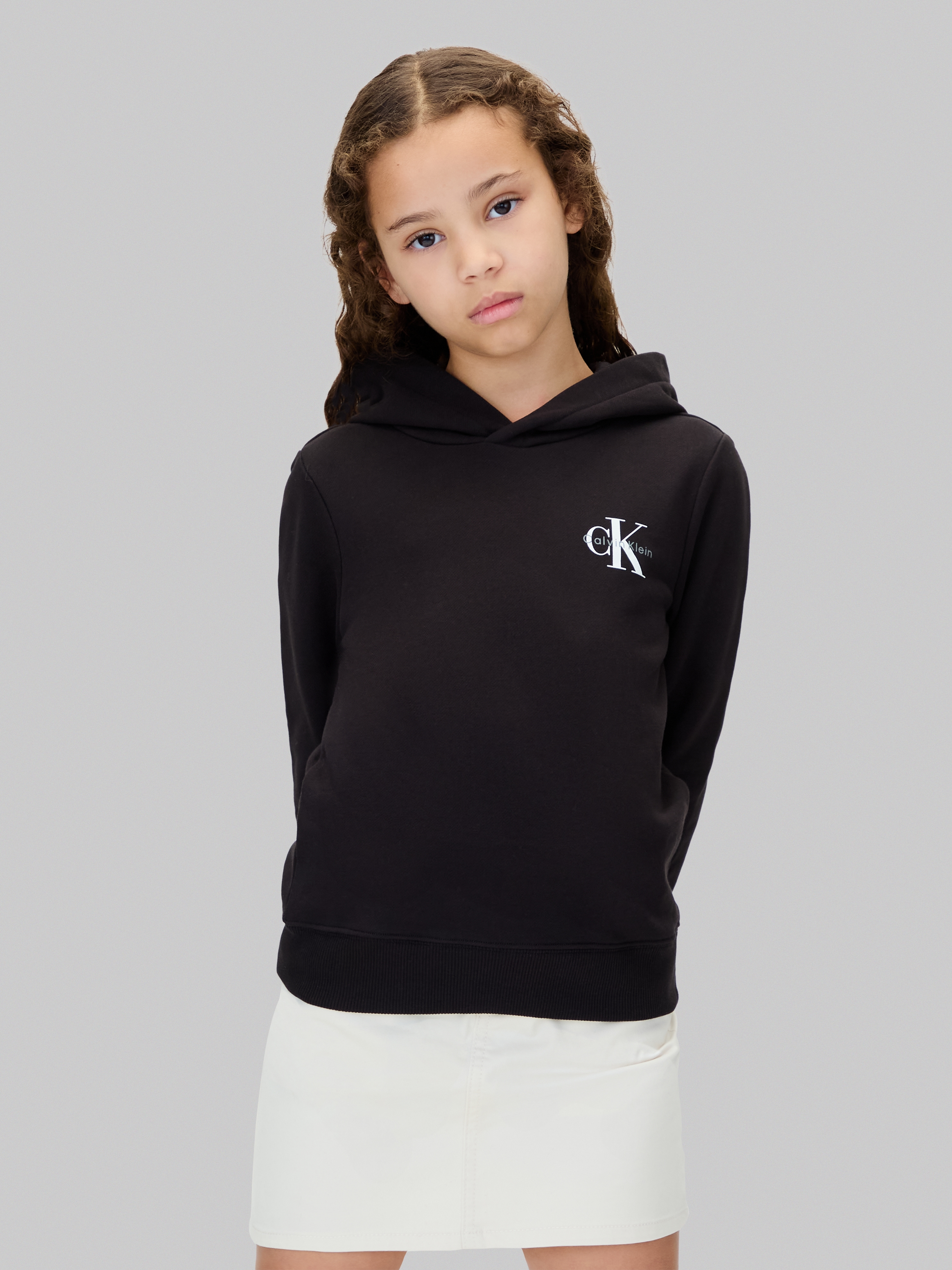 Image of Calvin Klein Jeans Sweatshirt "SMALL MONOGRAM HOODIE", für Kinder bis 16 Jahre, mit Kapuze