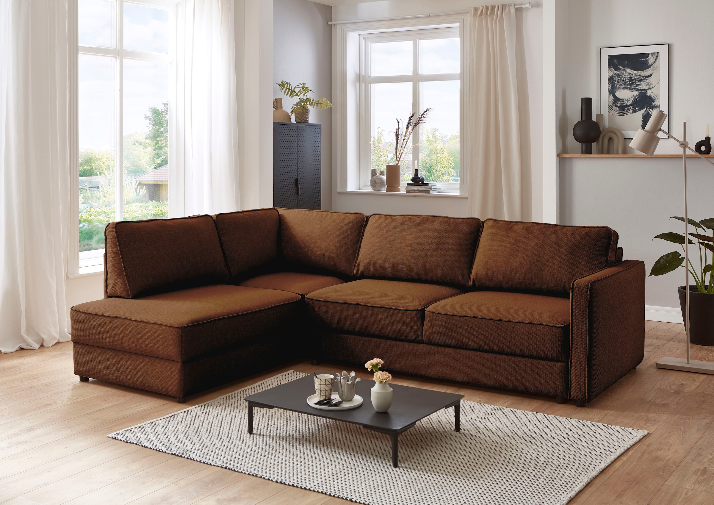 Image of ATLANTIC home collection Schlafsofa "Chill" Ecksofa mit Bettfunktion und Bettkasten