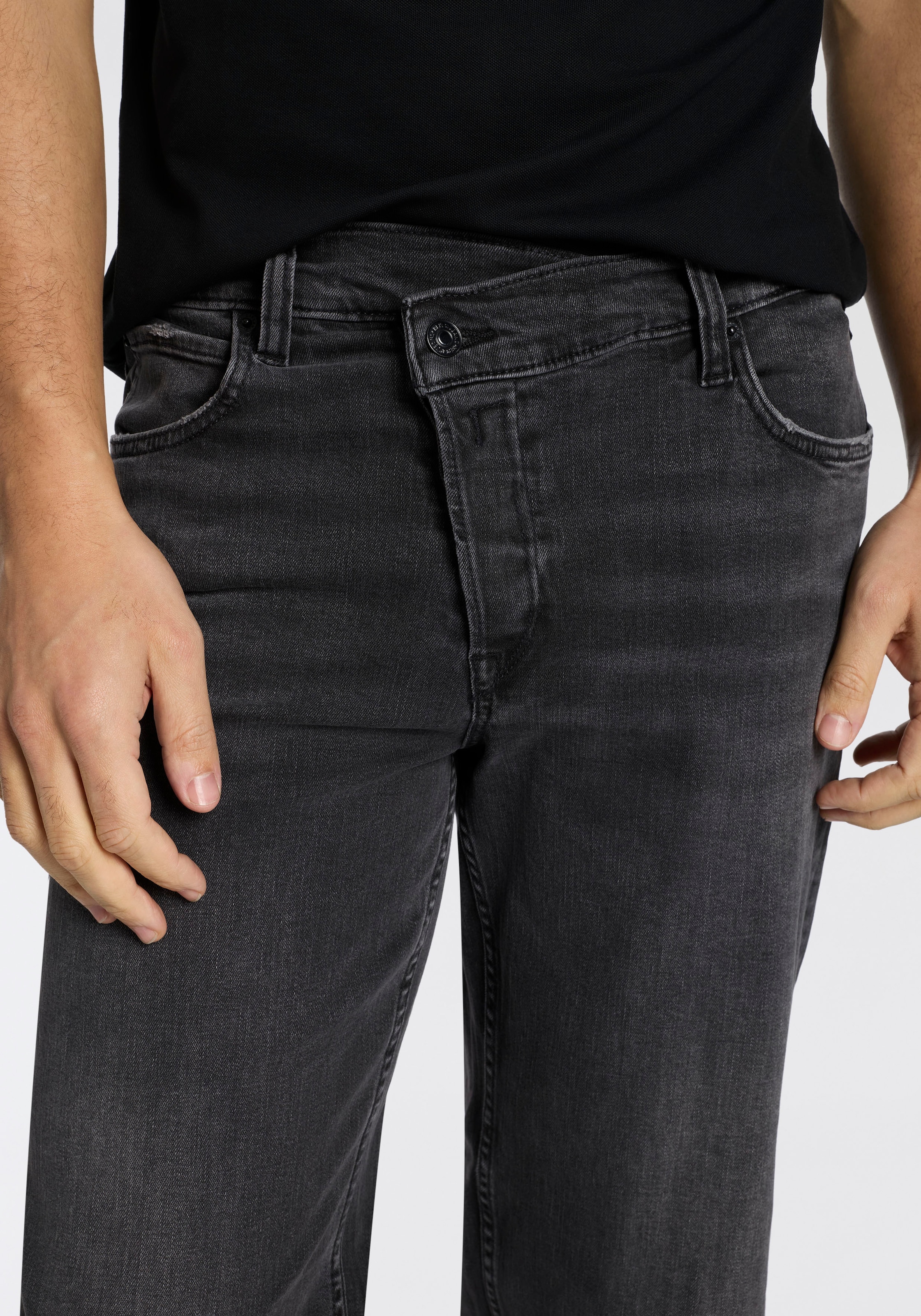 Replay Jeans large »ZELMAA« mit asymmetrischem Verschluss