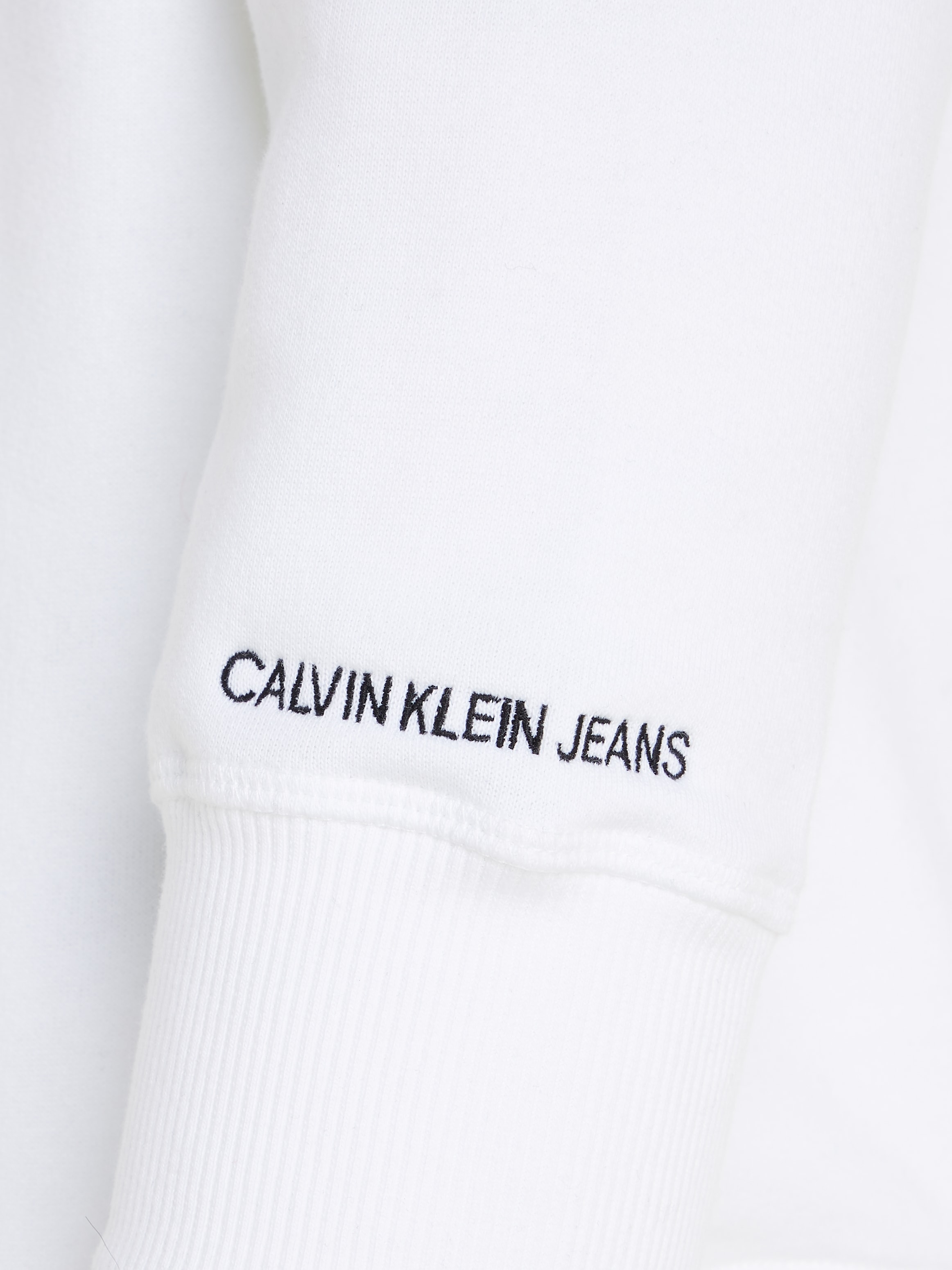 Calvin Klein Jeans Sweatshirt »CK ESSENTIAL REG CN«, mit Logoschriftzug auf dem Arm