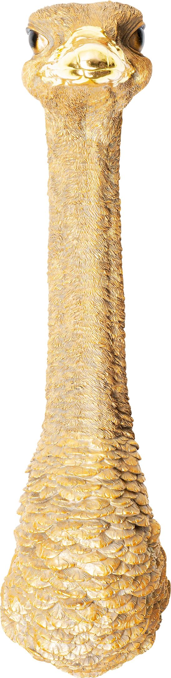 Image of Kare Design Wanddekoobjekt "Wandschmuck Ostrich Gold 19x72cm"