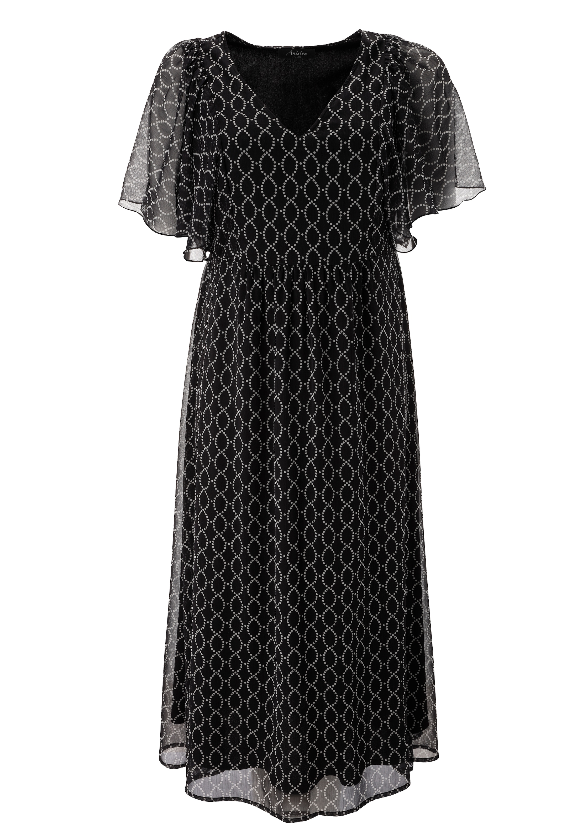 Aniston PLUS Robe en mousseline de soie mit tollem Druck - NEUE KOLLEKTION