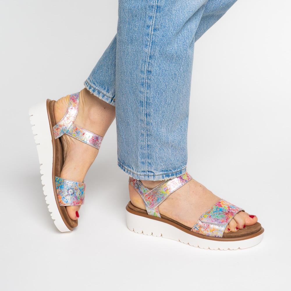 Ara Sandales compensées »BILBAO«  chaussure d'été, sandale, talon compensé, velcro, largeur G (large)