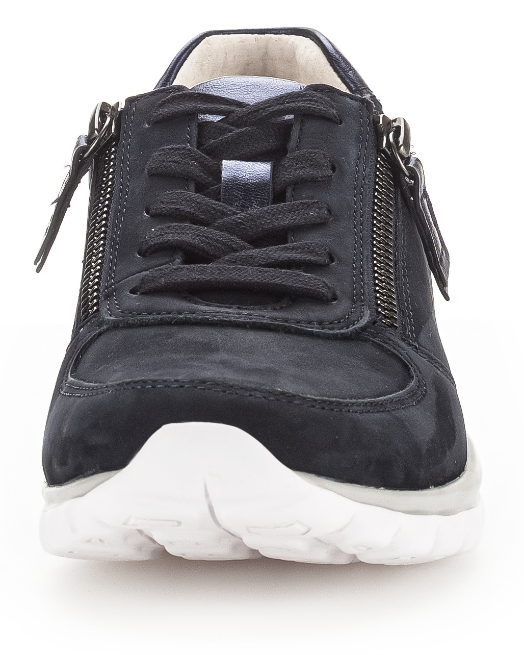Gabor Rollingsoft Keilsneaker, Freizeitschuh, Halbschuh, Schnürschuh mit OPTIFIT-Wechselfussbett