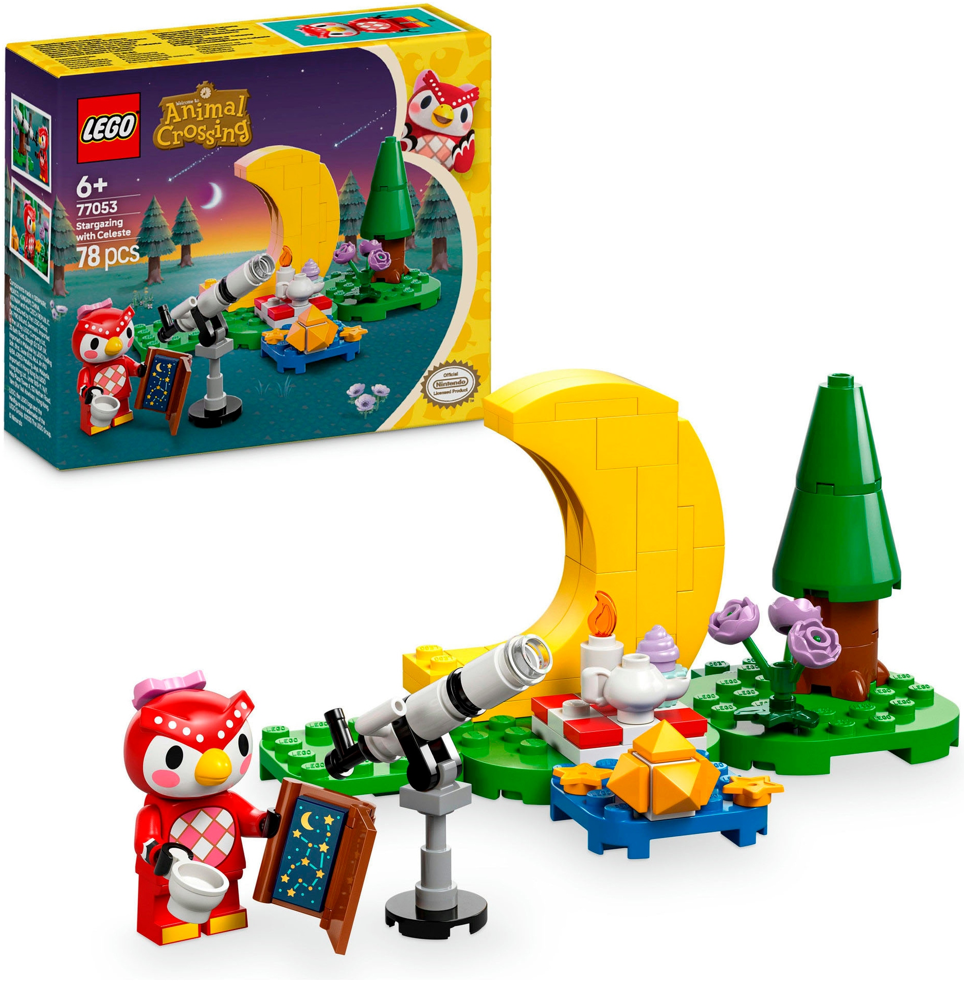 Image of LEGO Konstruktionsspielsteine "Sternbeobachtung mit Eufemia (77053), LEGO Animal Crossing" Made in Europe
