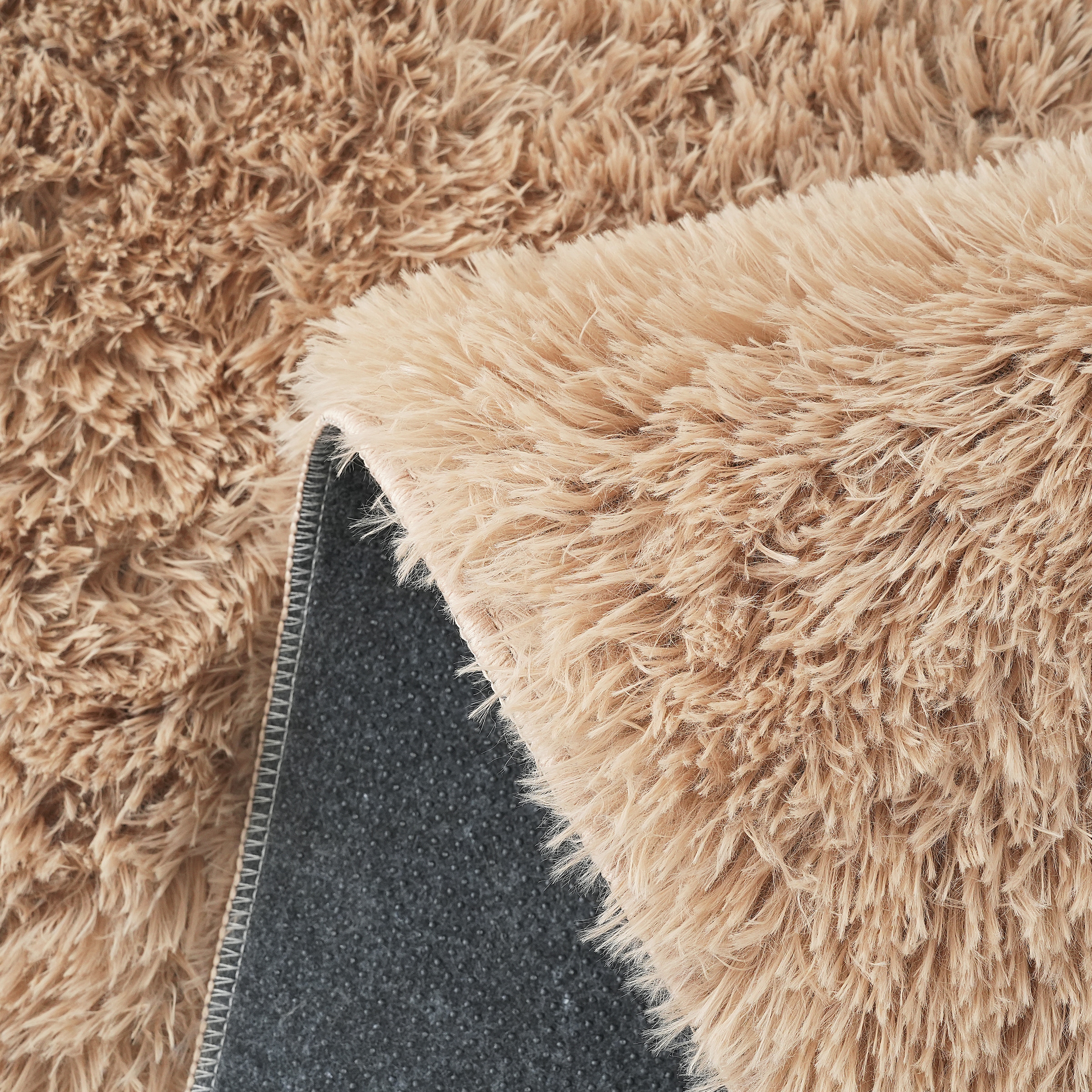 my home Hochflor-Teppich »Leava, besonders weich und kuschelig, leichter Glanz«, rechteckig, 37 mm Höhe, uni, Mikrofaser Teppiche, Plüsch, Wohnzimmer, Schlafzimmer, Esszimmer