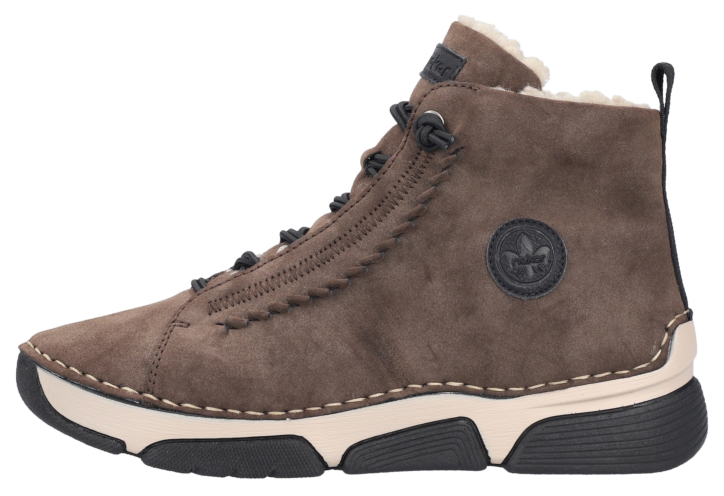 Rieker Bottes d'hiver  bottine d’hiver, bottes outdoor, doublure chaude, fermeture éclair intérieure