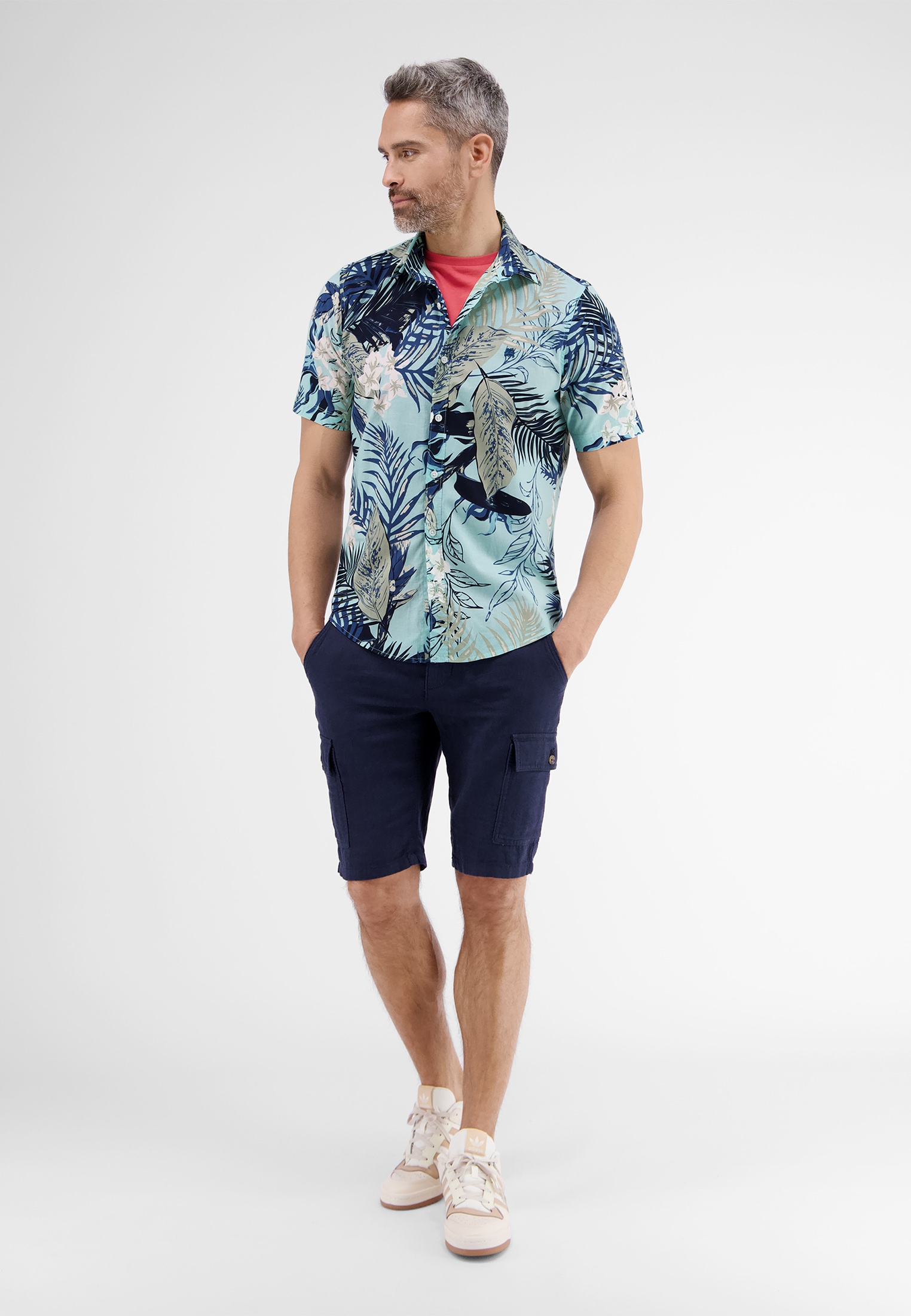 LERROS Chemise à manches courtes »Halbarmhemd *Hawaii*«