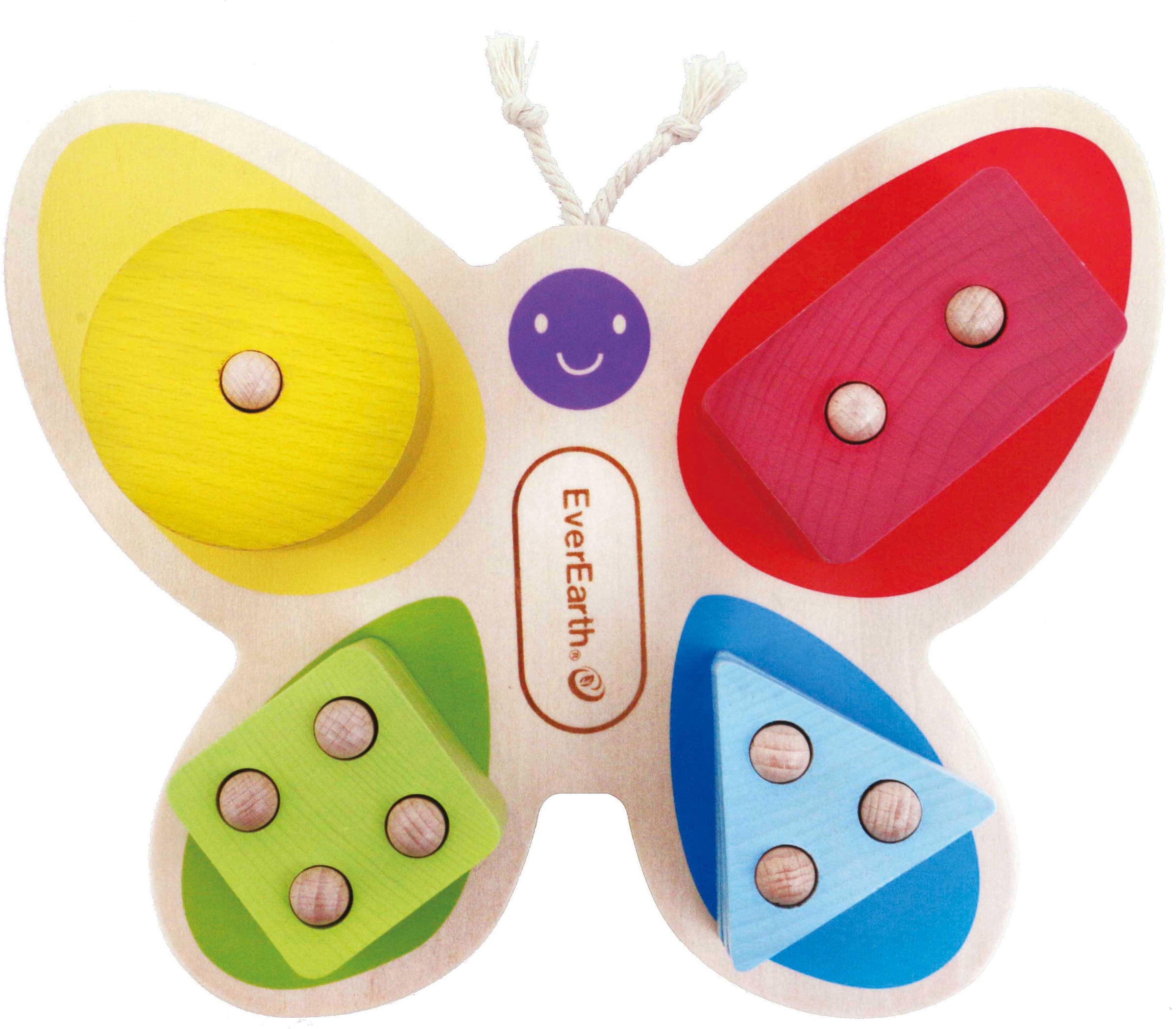 Image of EverEarth® Steckspielzeug »Schmetterlingsteckspiel«, FSC®- schützt Wald - weltweit bei Ackermann Versand Schweiz