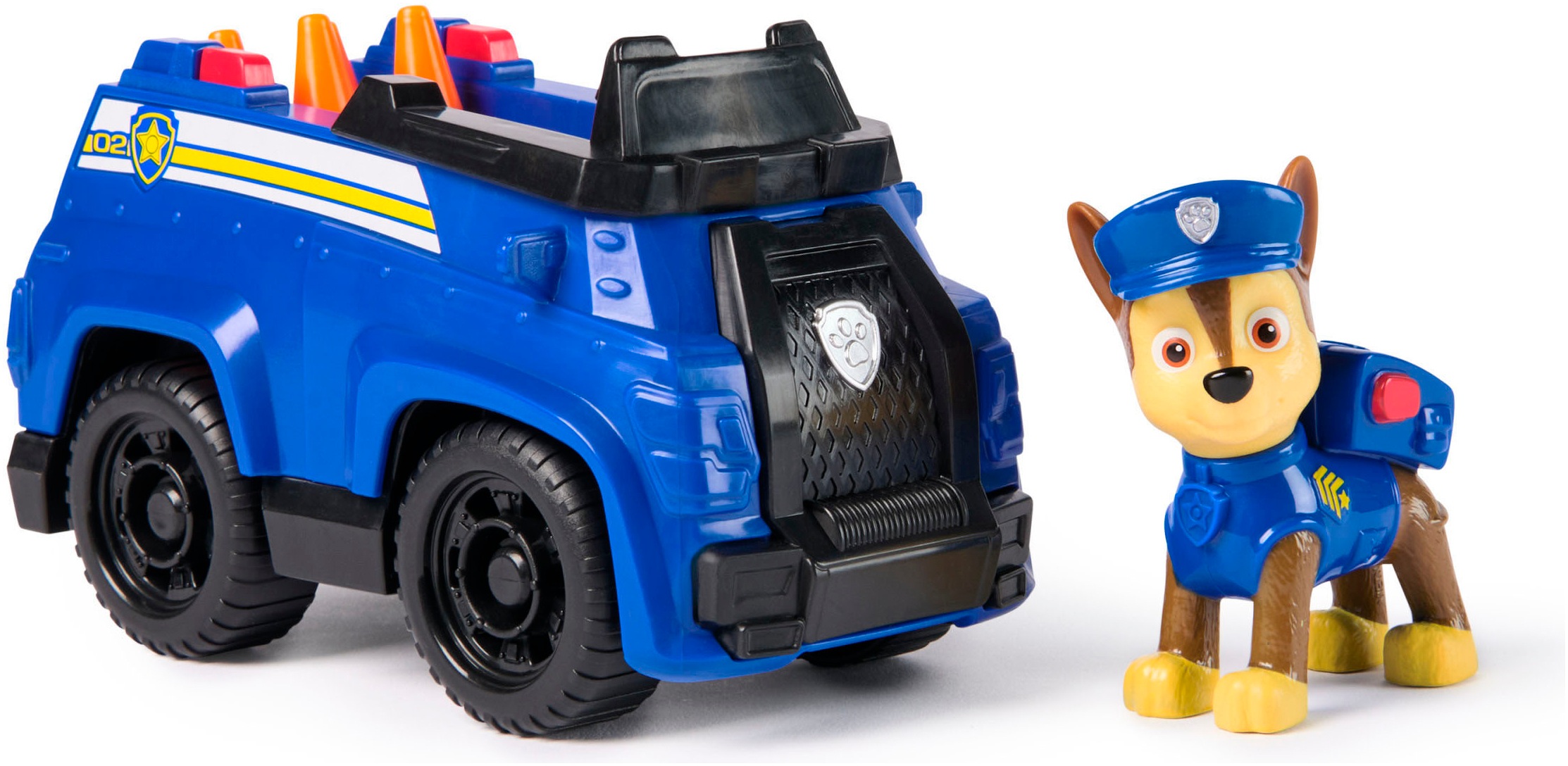 Image of Spin Master Spielzeug-Auto "PAW Patrol, Sust. Basic Vehicle Chase" zum Teil aus recycelten Material