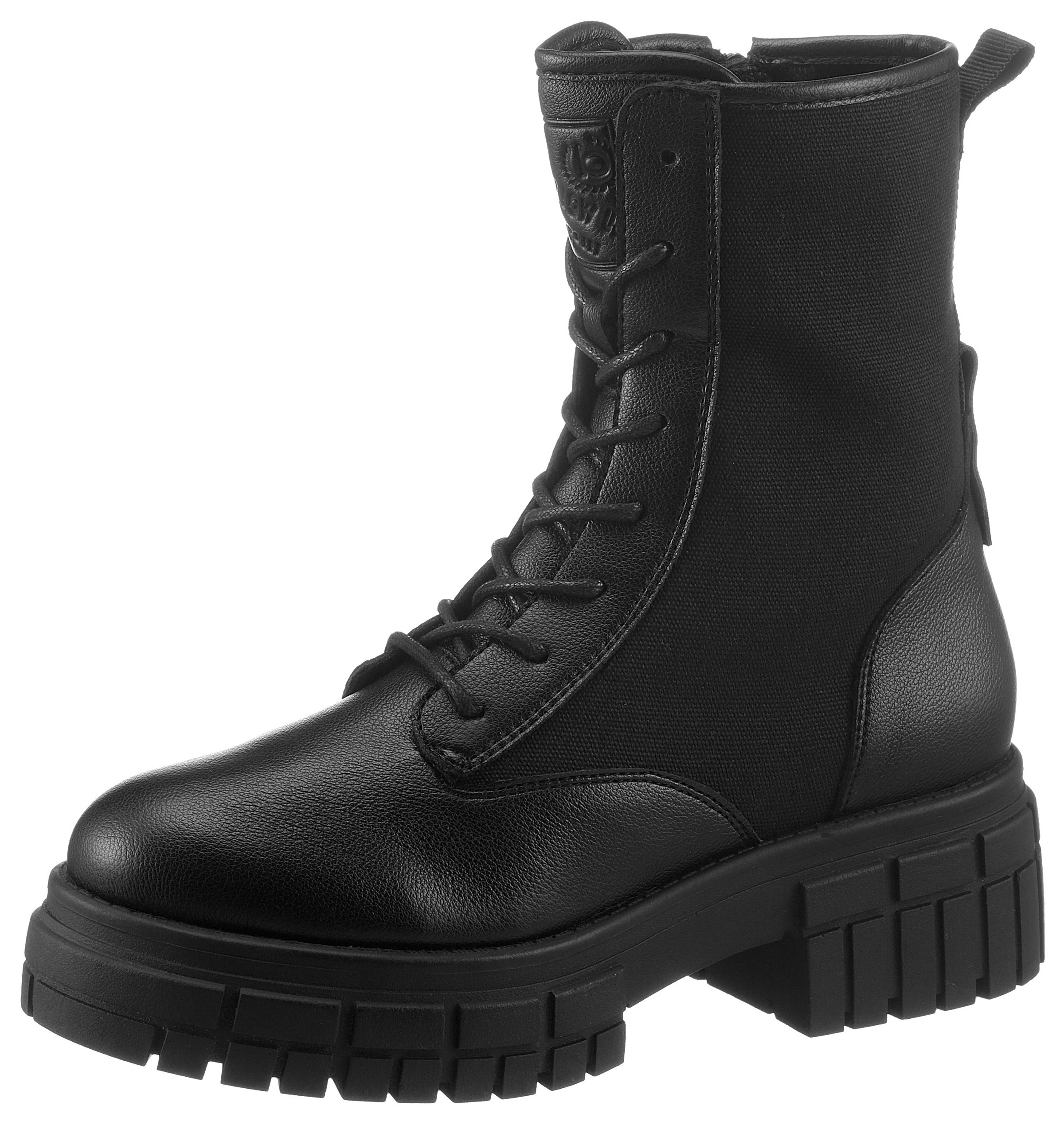 Image of bugatti Schnürstiefelette, im lässigen Materialmix bei Ackermann Versand Schweiz