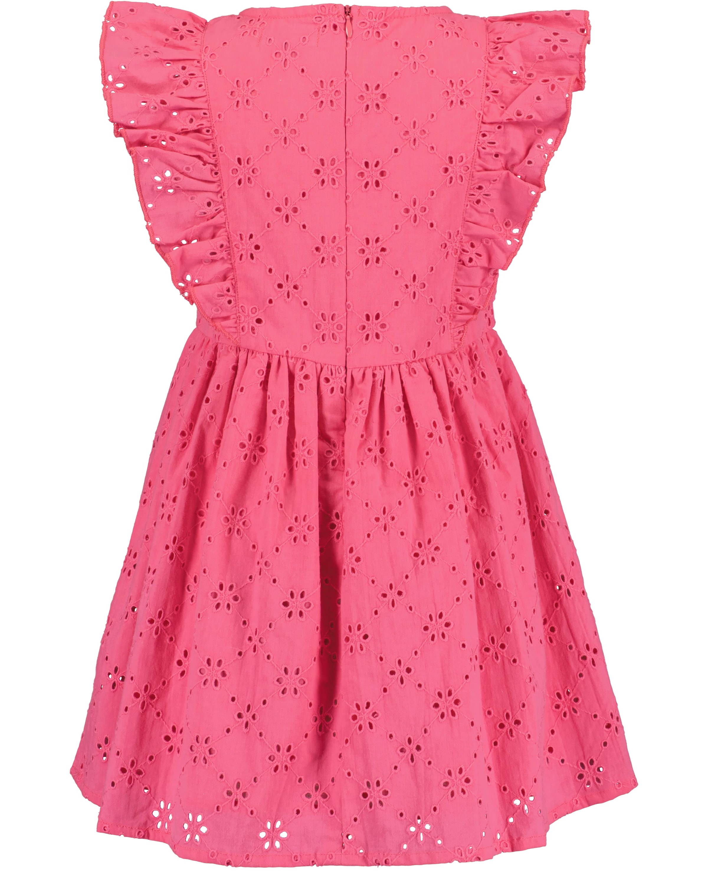 Blue Seven Sommerkleid 1 tlg. tlg. mit Volants und toller Lochstickerei