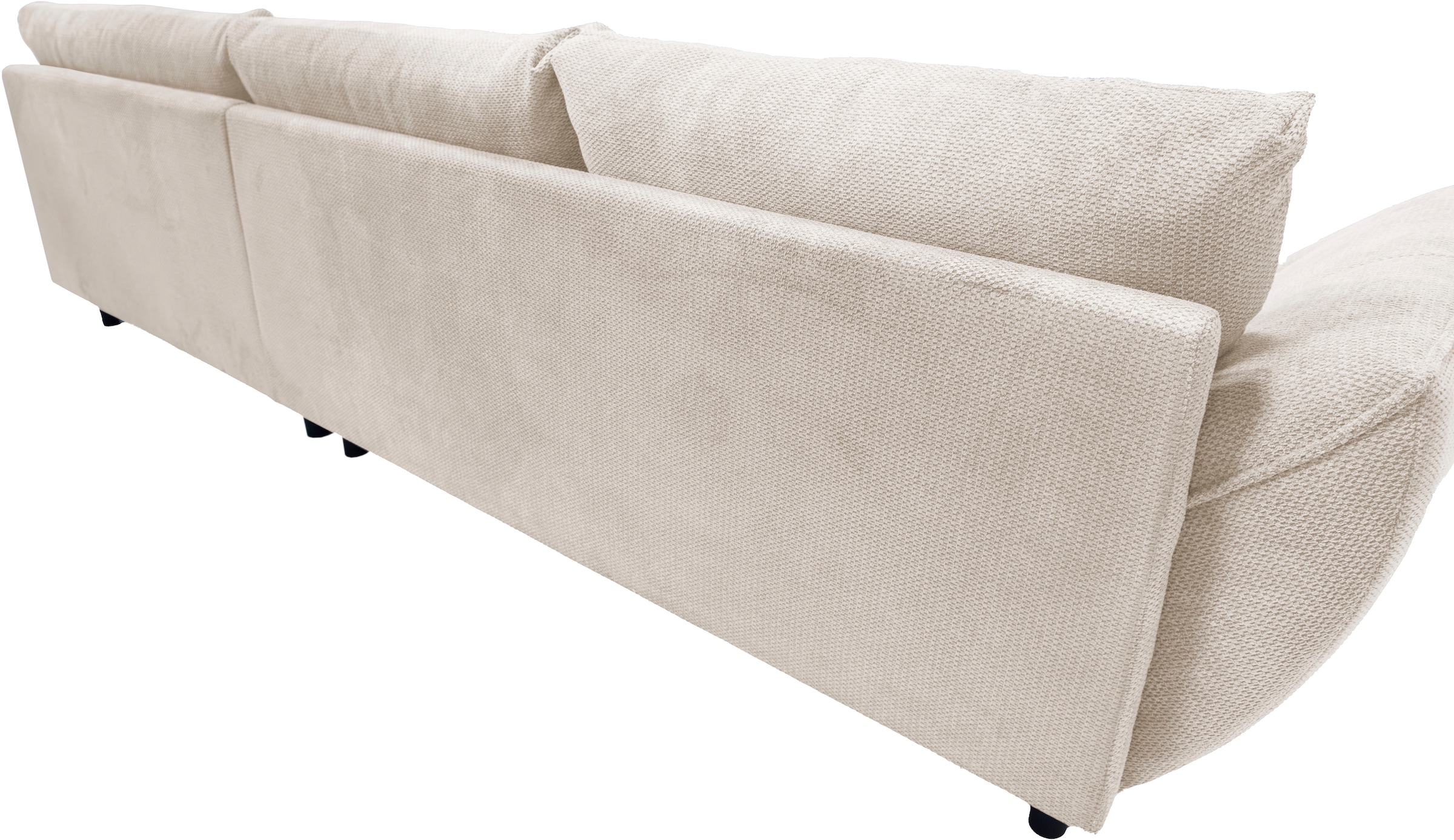 exxpo - sofa fashion Ecksofa »Biarritz modern und elegantes Mega Sofa mit tollem Sitzkomfort, L-Form«, XXL– Longchair Ecke in hochwertiger Verarbeitung, Stellmasse 324x203cm