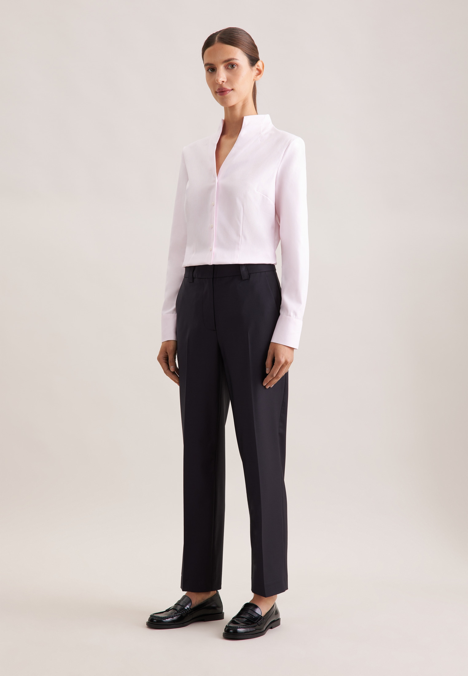 seidensticker Blouse classique 1/1 Kragen Uni