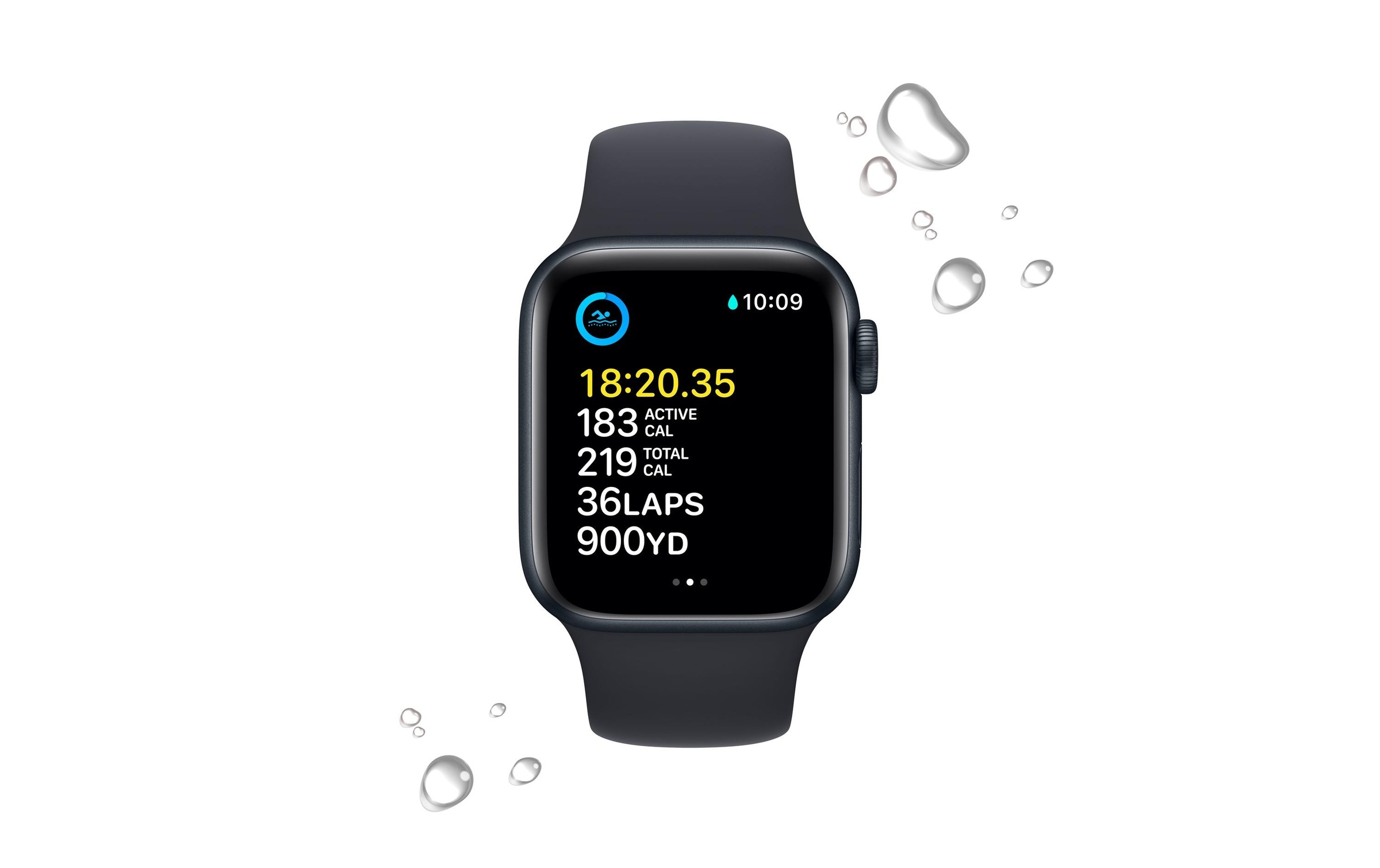 Apple Smartwatch »SE 2022, GPS, 40mm Aluminium-Gehäuse«, (Watch OS MNJT3FD/A)