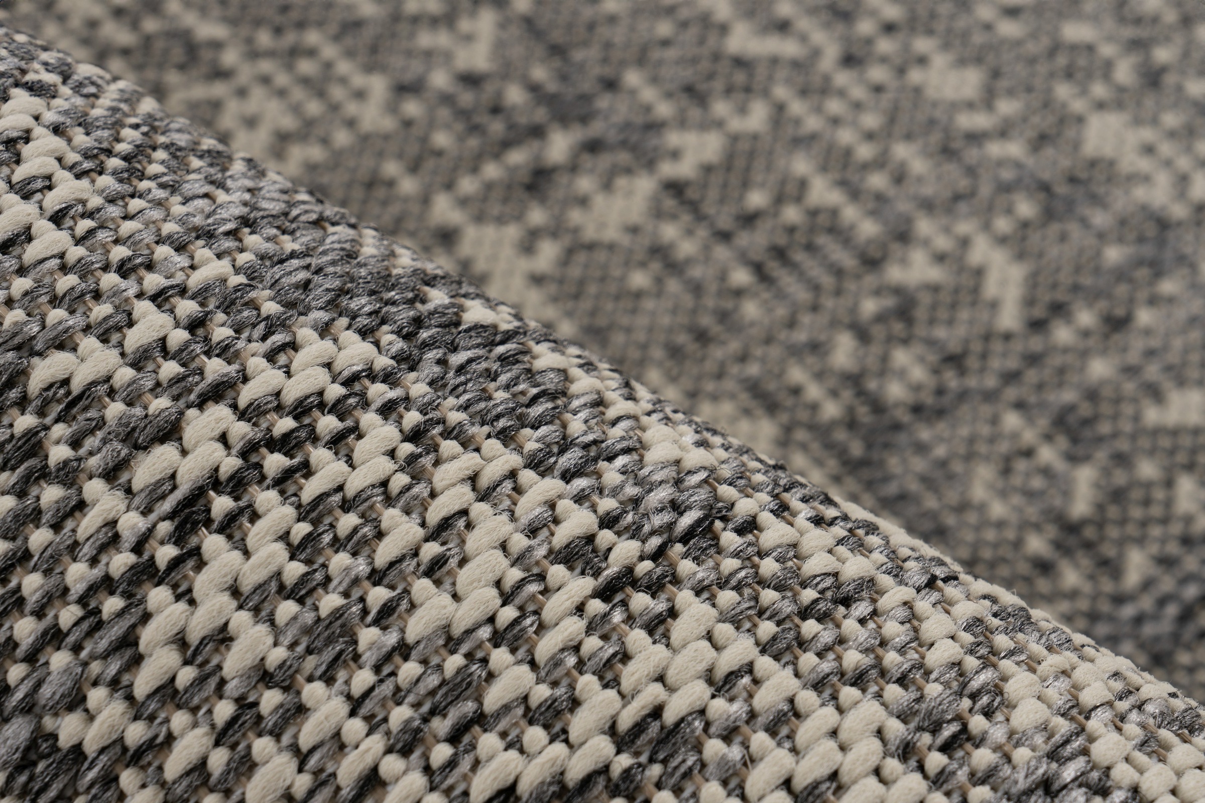 Kayoom Teppich »Nibru 625« rechteckig 5 mm Höhe Flachgewebe, In- und Outdoor geeignet, schnell trocknend