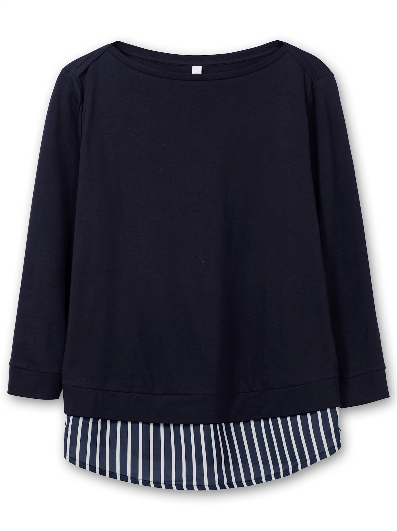 Sheego 2-in-1-Langarmshirt »2-in-1-Shirt«, (1 tlg.)