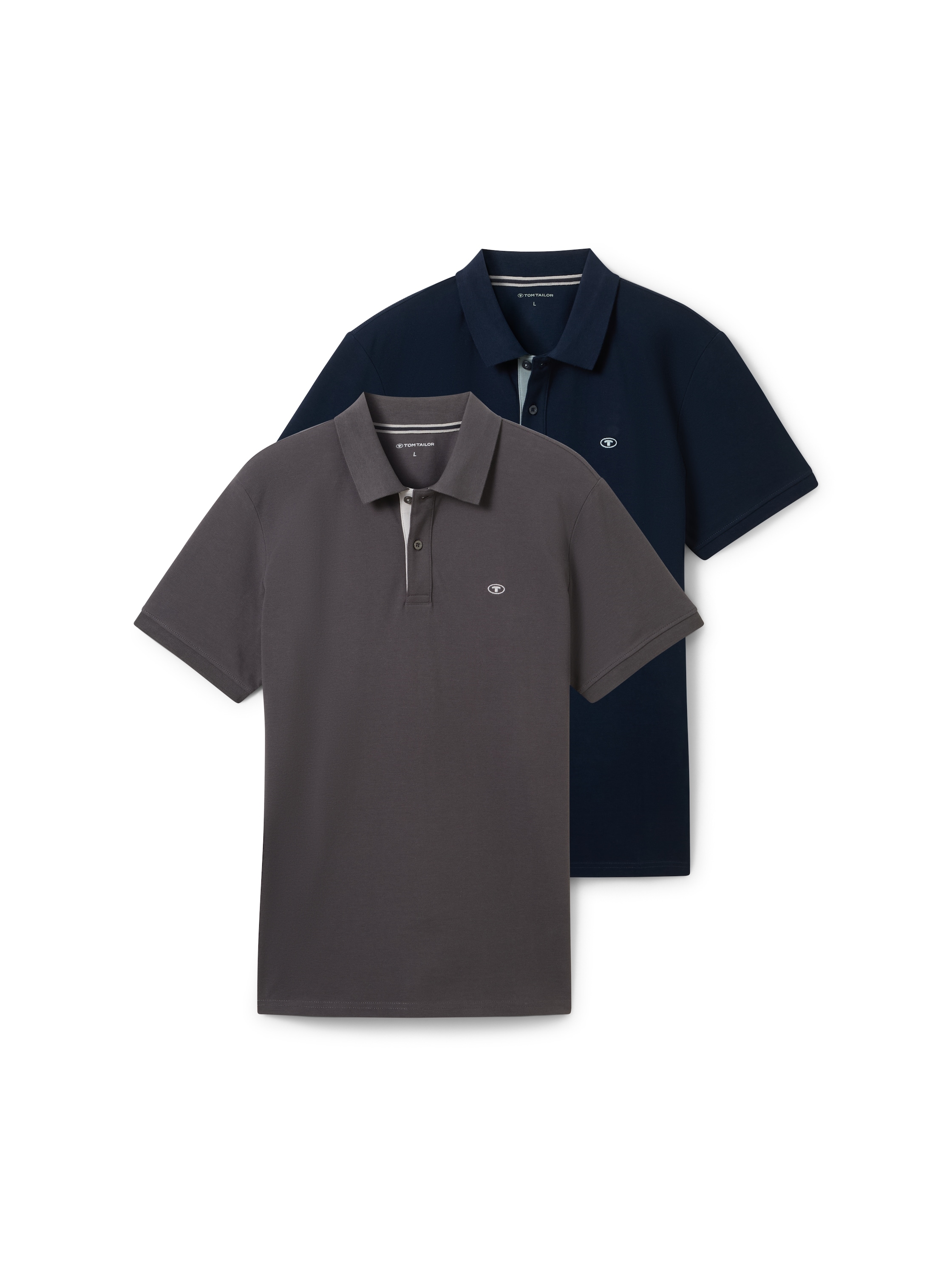 Image of TOM TAILOR Poloshirt Packung, 2 Stk. im Doppelpack