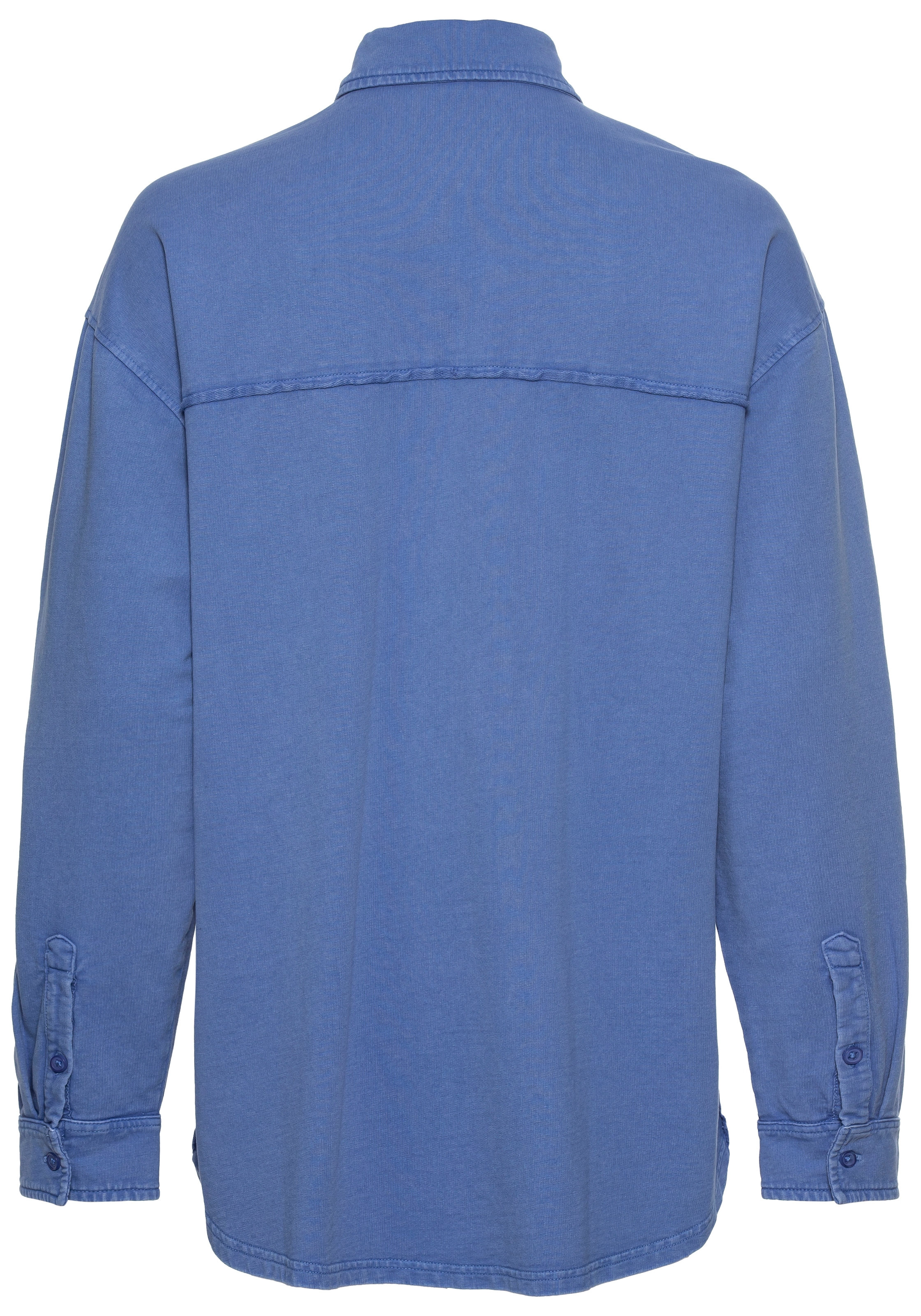 Buffalo Blusenshirt, Loungeshirt im Used-Look, Loungewear