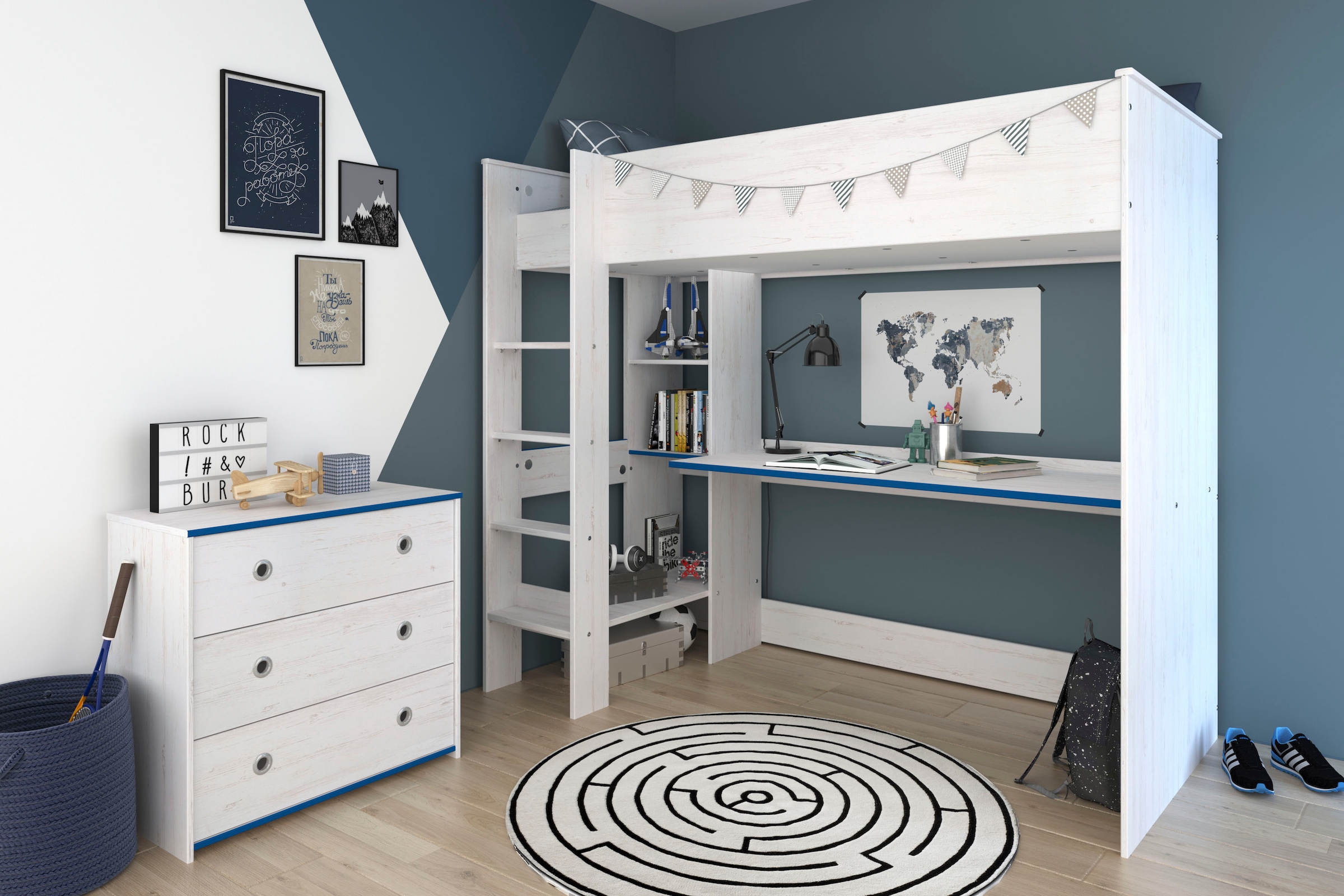Parisot Jugendzimmer-Set »Smoozy_29«, (2 tlg.)