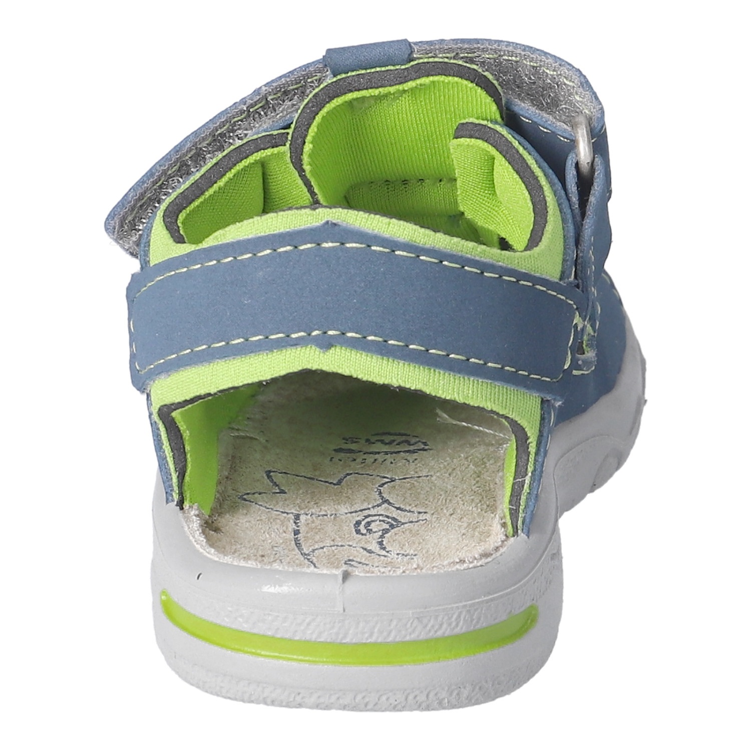 PEPINO by RICOSTA Sandale »GARY«  Chaussure de bain à scratch, gabarit de taille à télécharger