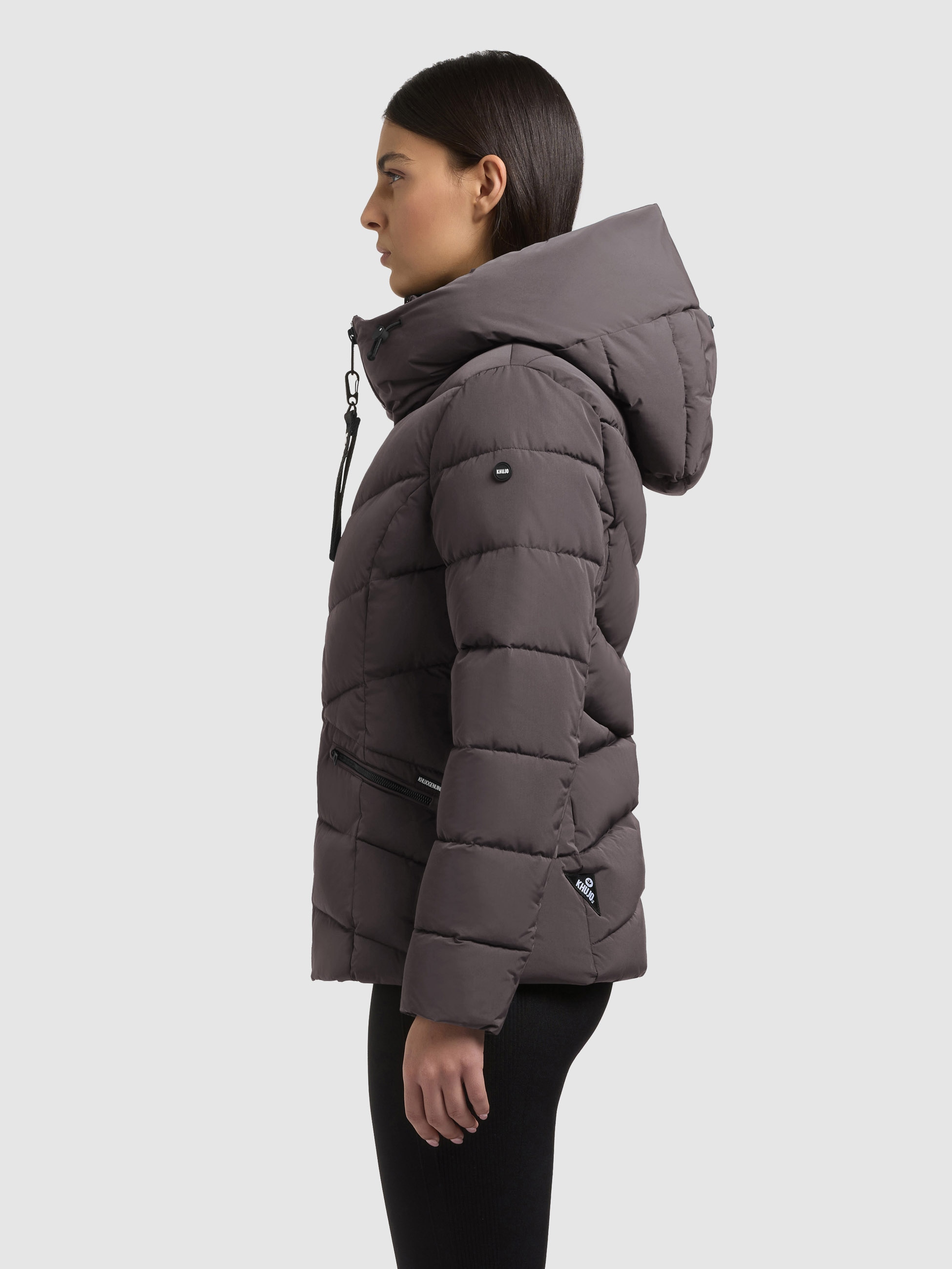 khujo Steppjacke »HERSCH2« mit Kapuze mit Wiener Naht