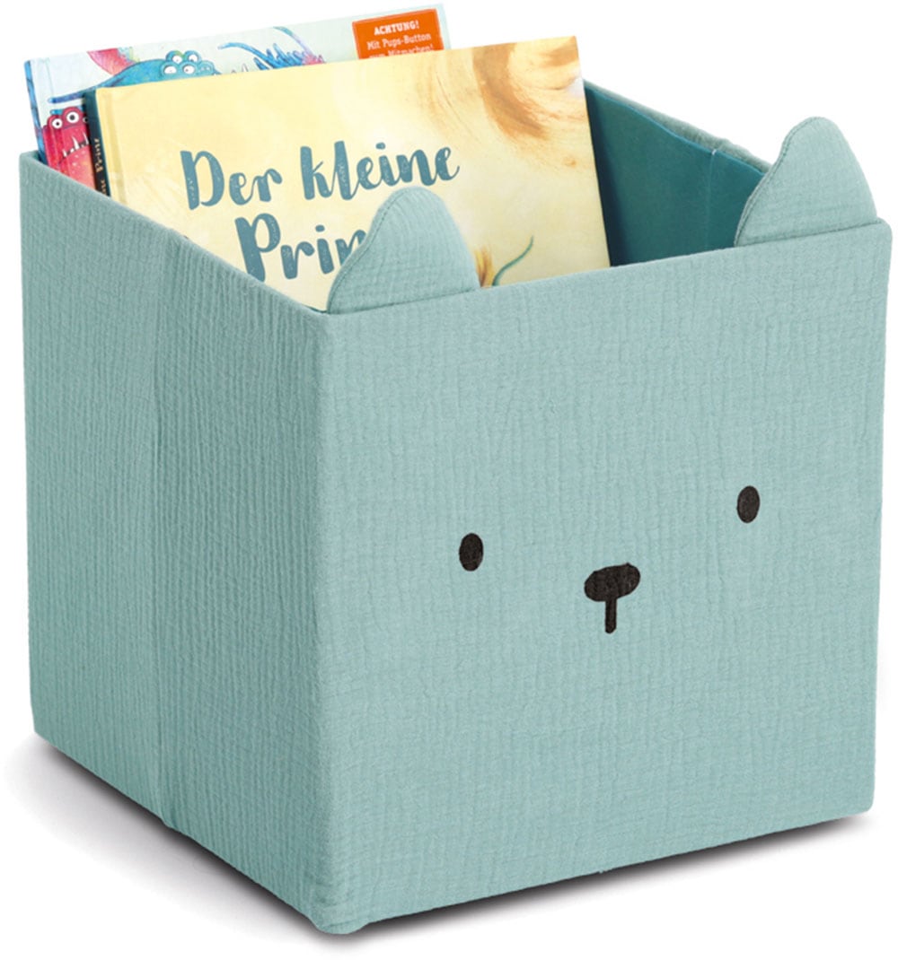 Zeller Present Aufbewahrungsbox »"Bär", Musselin« Tiermotiv, kinderfreundlich, faltbar