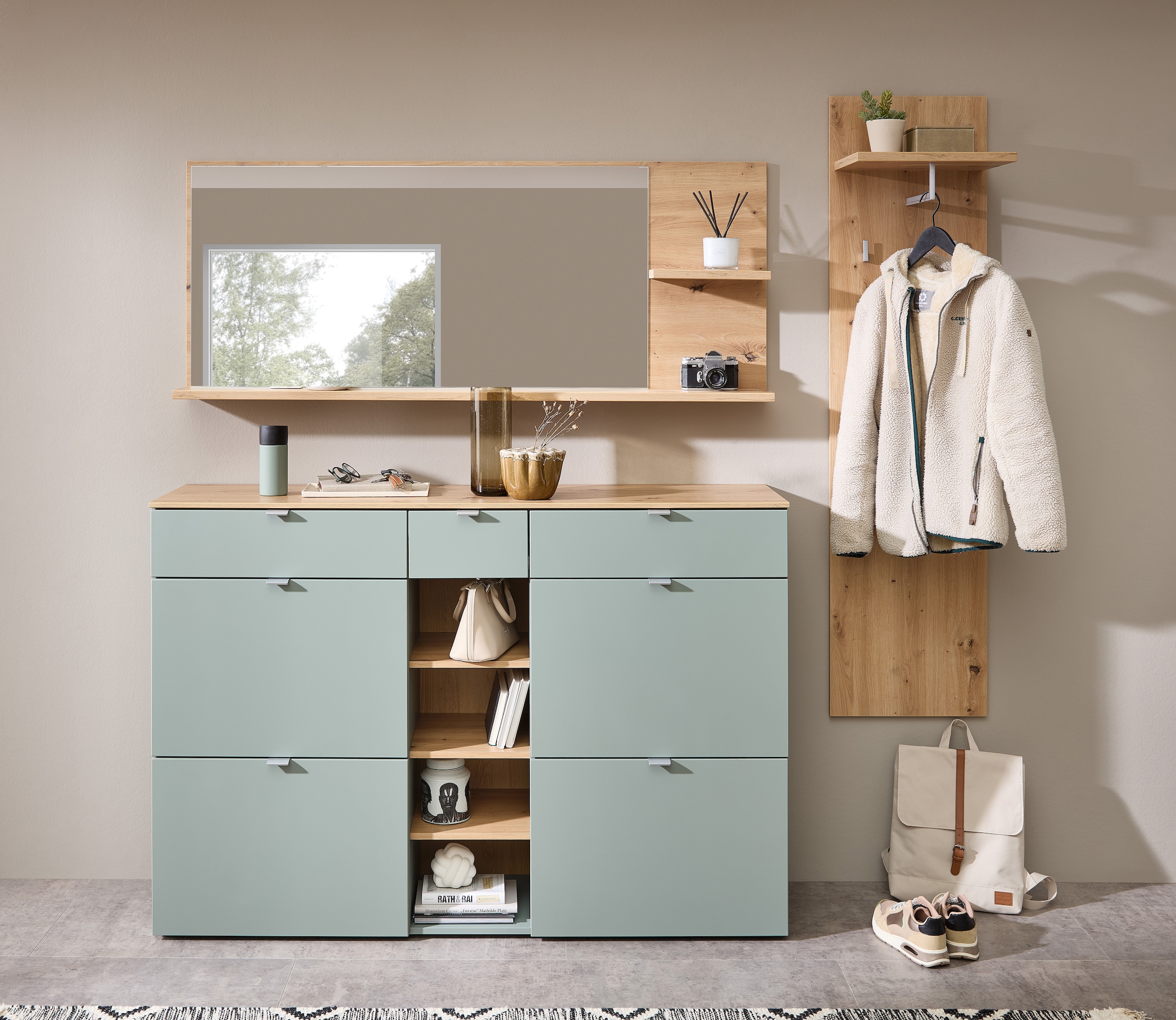 Innostyle Garderoben-Set »Bari Garderobenprogarmm, BxHxT 208x202x38 cm« Set, 3 Stk. tlg.