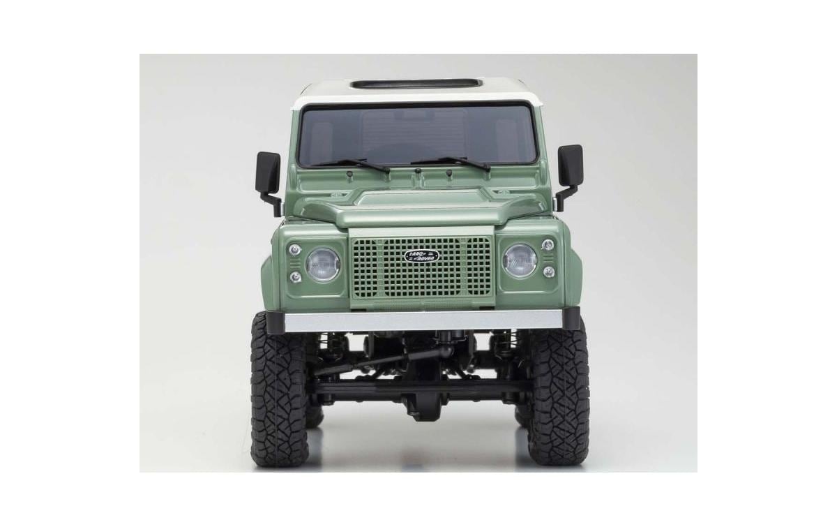 RC-Monstertruck »Kyosho Mini-Z Land-Rover Defender 90 Grün ARTR«, Lackiert