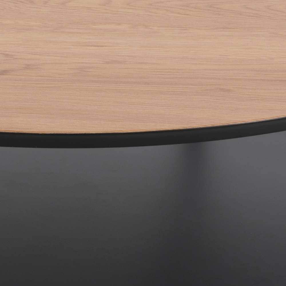 ACTONA GROUP Couchtisch »Goldington Beistelltisch, Kaffetisch« Sofatisch, rund, dekorativem Rahmen, 1 Ablage, T: 80 cm