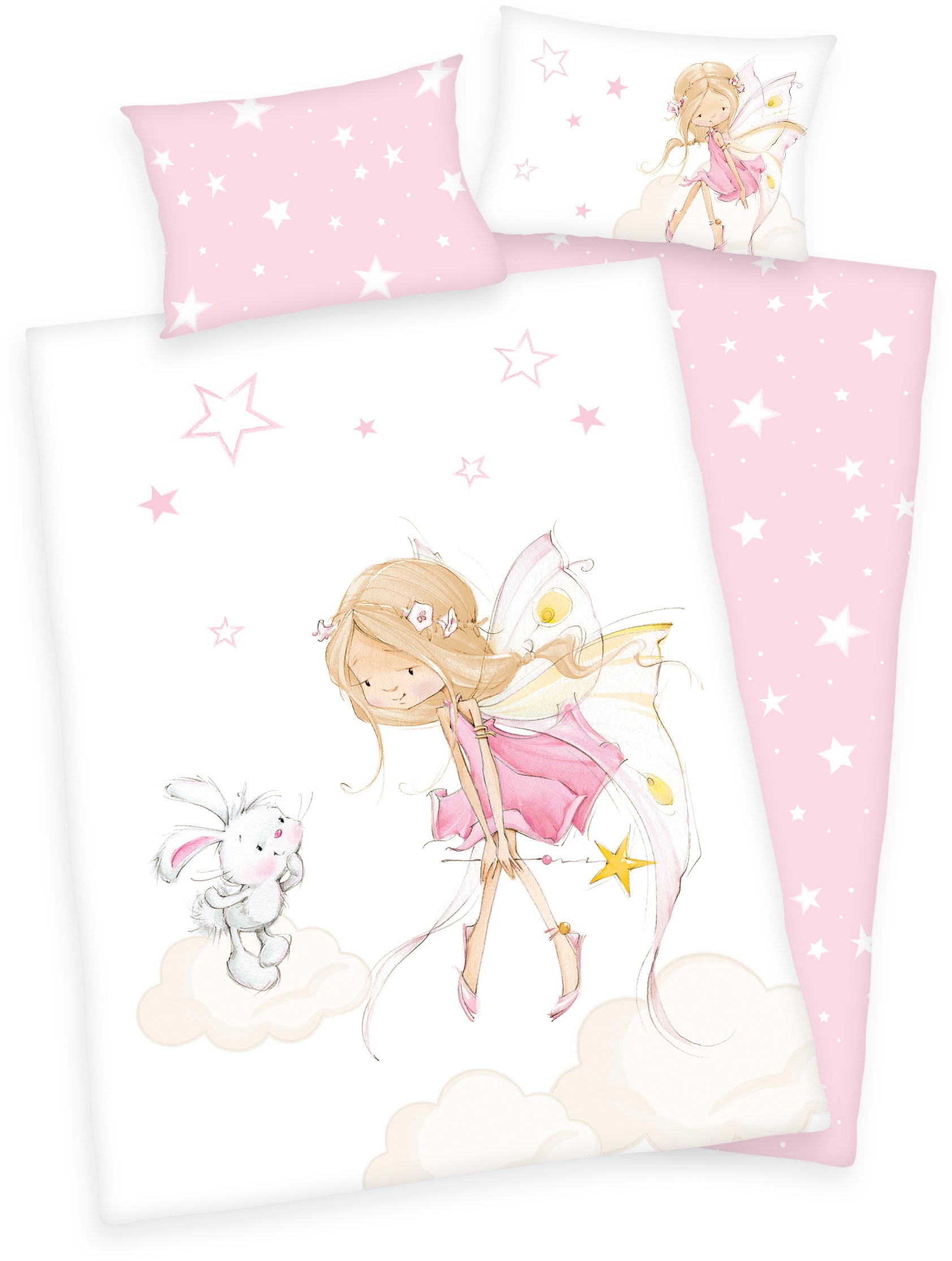 Image of Baby Best Babybettwäsche "Little Fairy" 2 Stk. mit liebevollem Motiv
