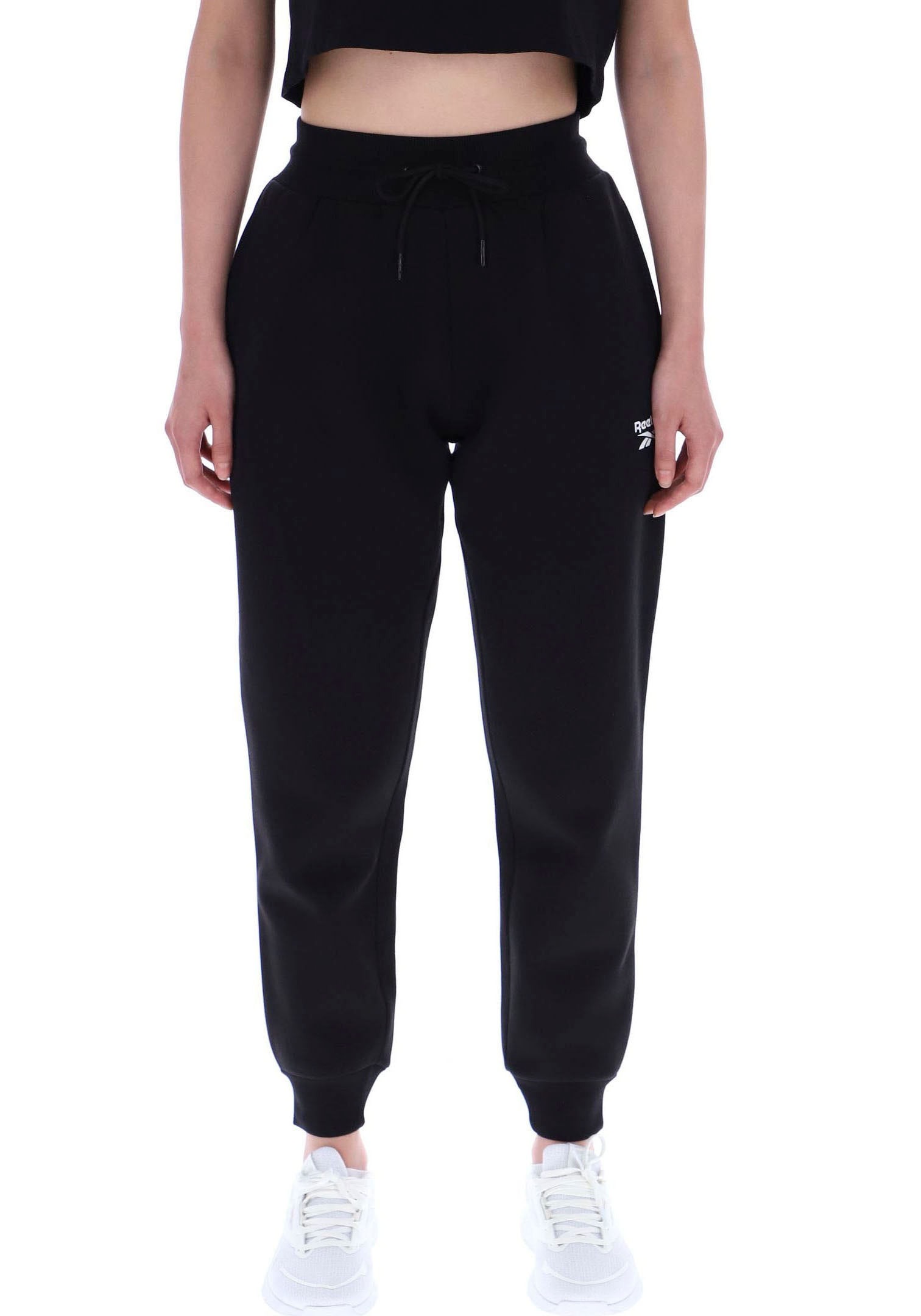 Image of Reebok Jogginghose "ERIKA CUFFED JOGGER" weiches, atmungsaktives Material, gerippte Bündchen