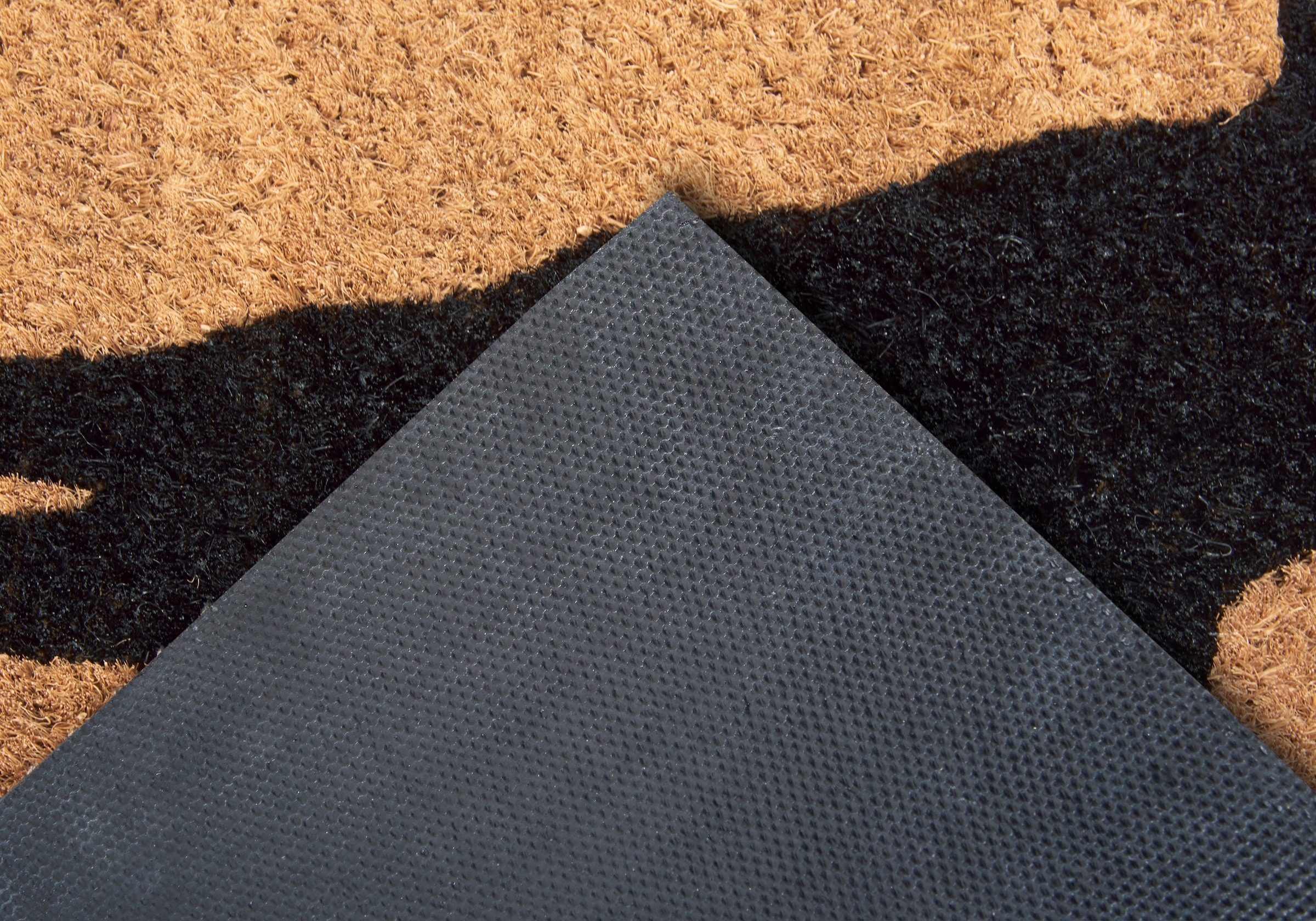 HANSE Home Fussmatte »Mix Mats Kokos Dog Silhouette, Türmatte«, rechteckig, 15 mm Höhe, Kokos, Schmutzfangmatte, Outdoor, Rutschfest, Innen, Kokosmatte, Flur
