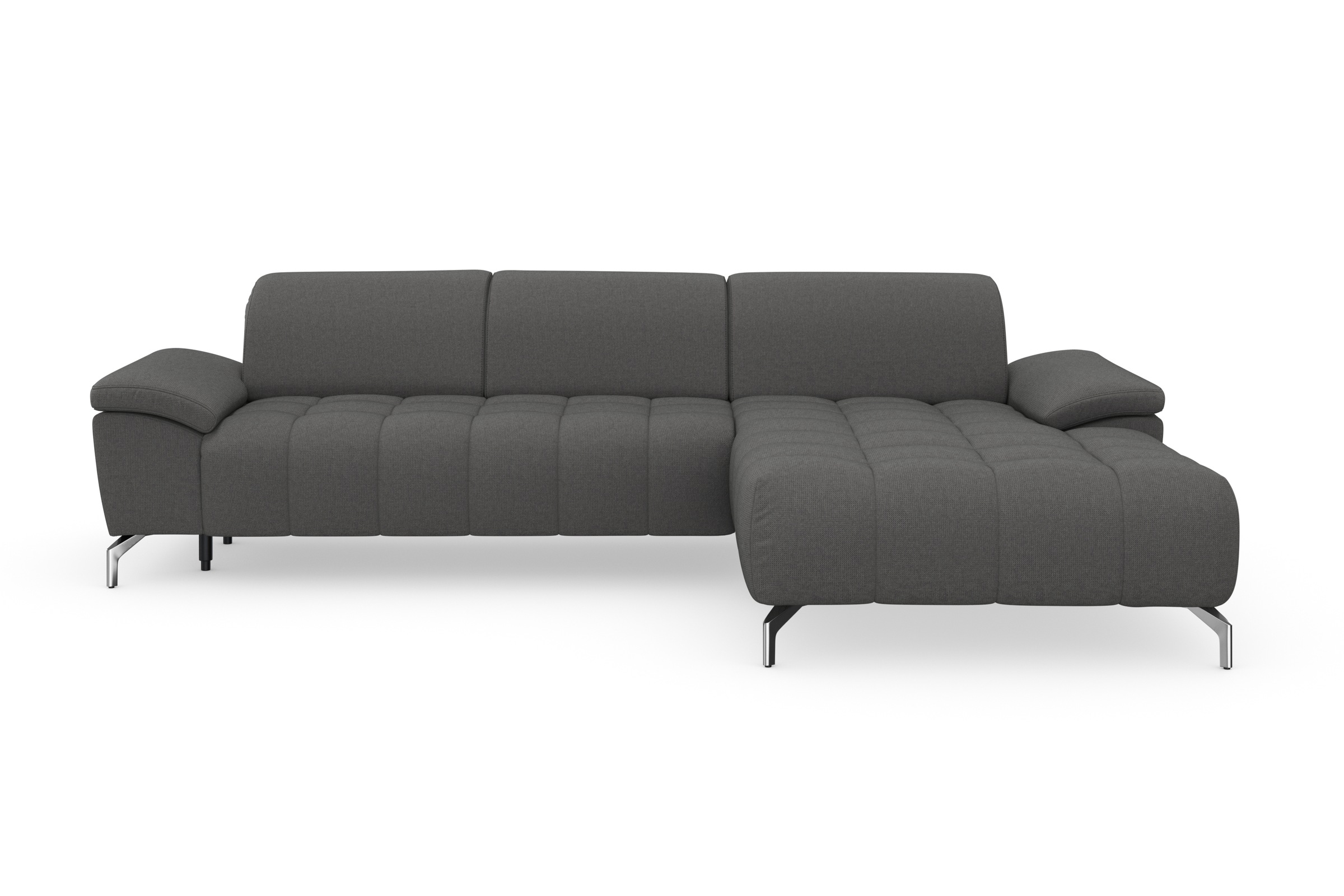 sit&more Ecksofa »Cool L-Form«, wahlweise mit Kopfteilverstellung und Vorziehsitz, motorisch