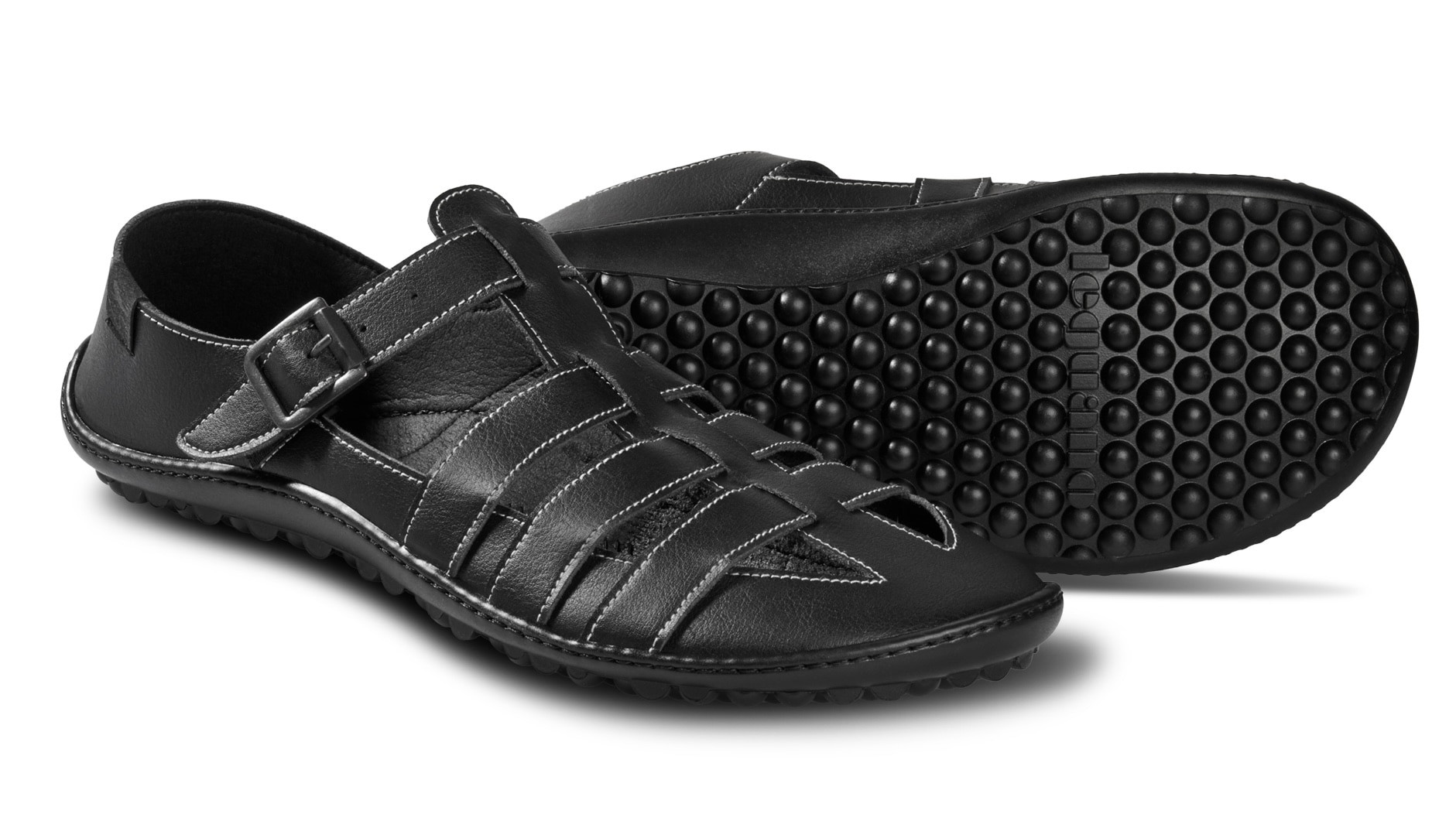 Leguano Barfussschuh »JARO«, Sandale, Bequemschuh, Sommerschuh mit Schnallenverschluss