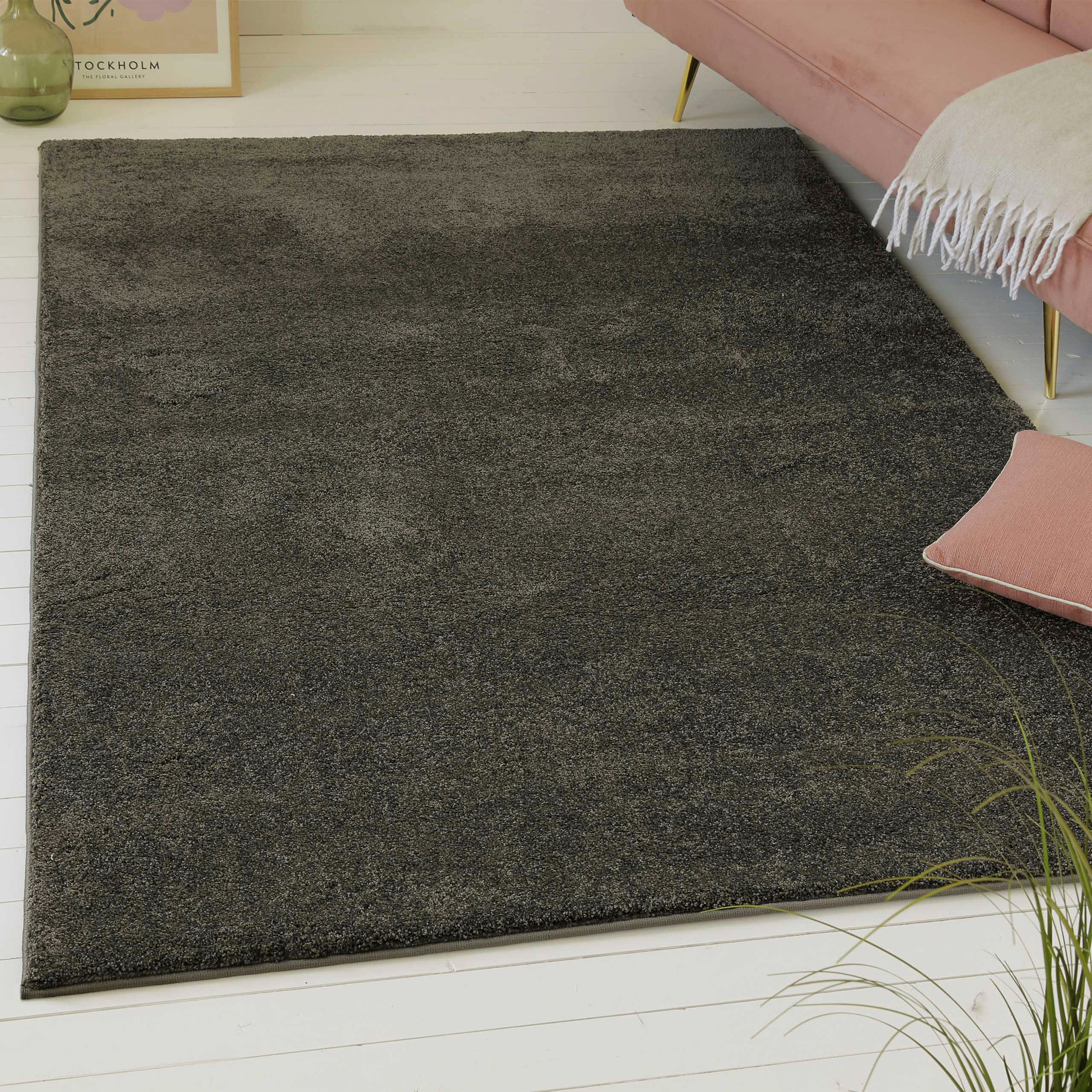 Image of GOODproduct Hochflor-Teppich "Yvaine, auch als Läufer erhältlich" rechteckig 25 mm Höhe Langflor, Shaggy, dichter weicher Hochflor, meliert, Wohnzimmer