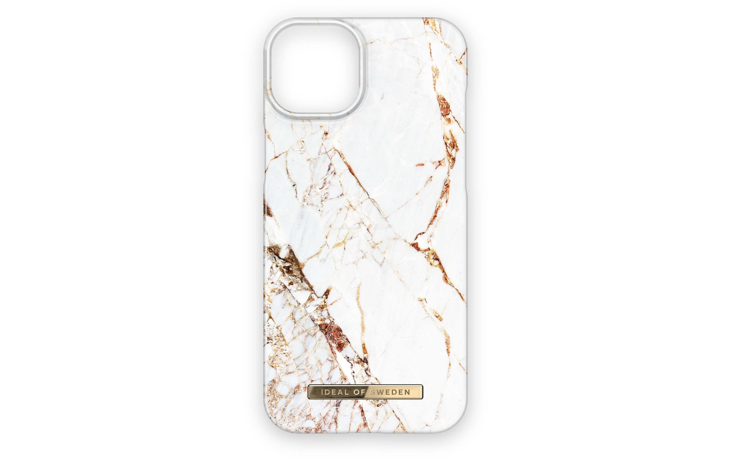 Image of iDeal of Sweden Smartphone-Hülle "Carrara Gold iPhone iPhone 15 Plus"