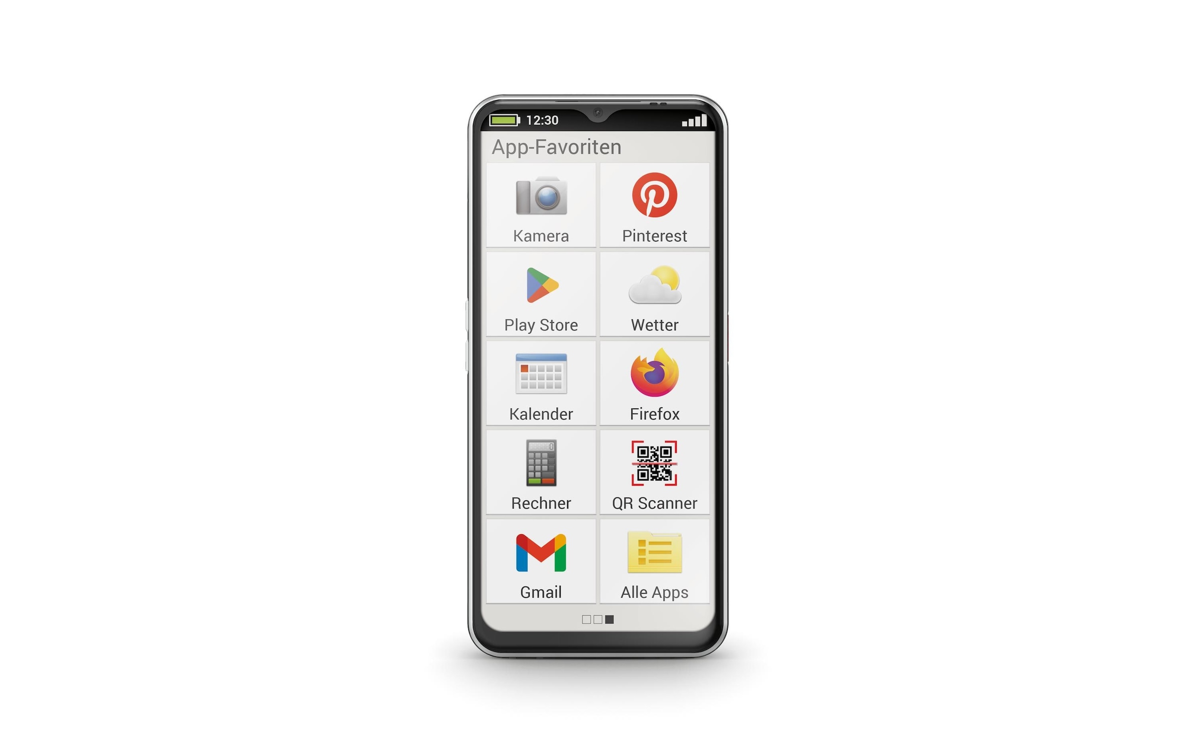 Emporia Smartphone »Smart 6 schwarz«, Schwarz, silberfarben