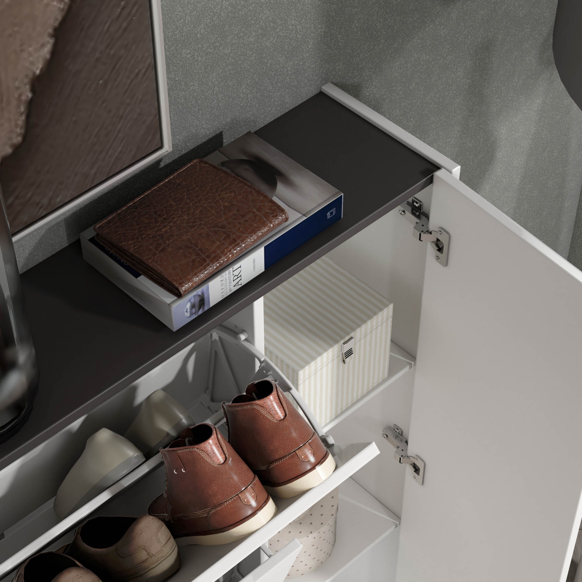 Home affaire Schuhschrank »EASY« 1 Stk. tlg.